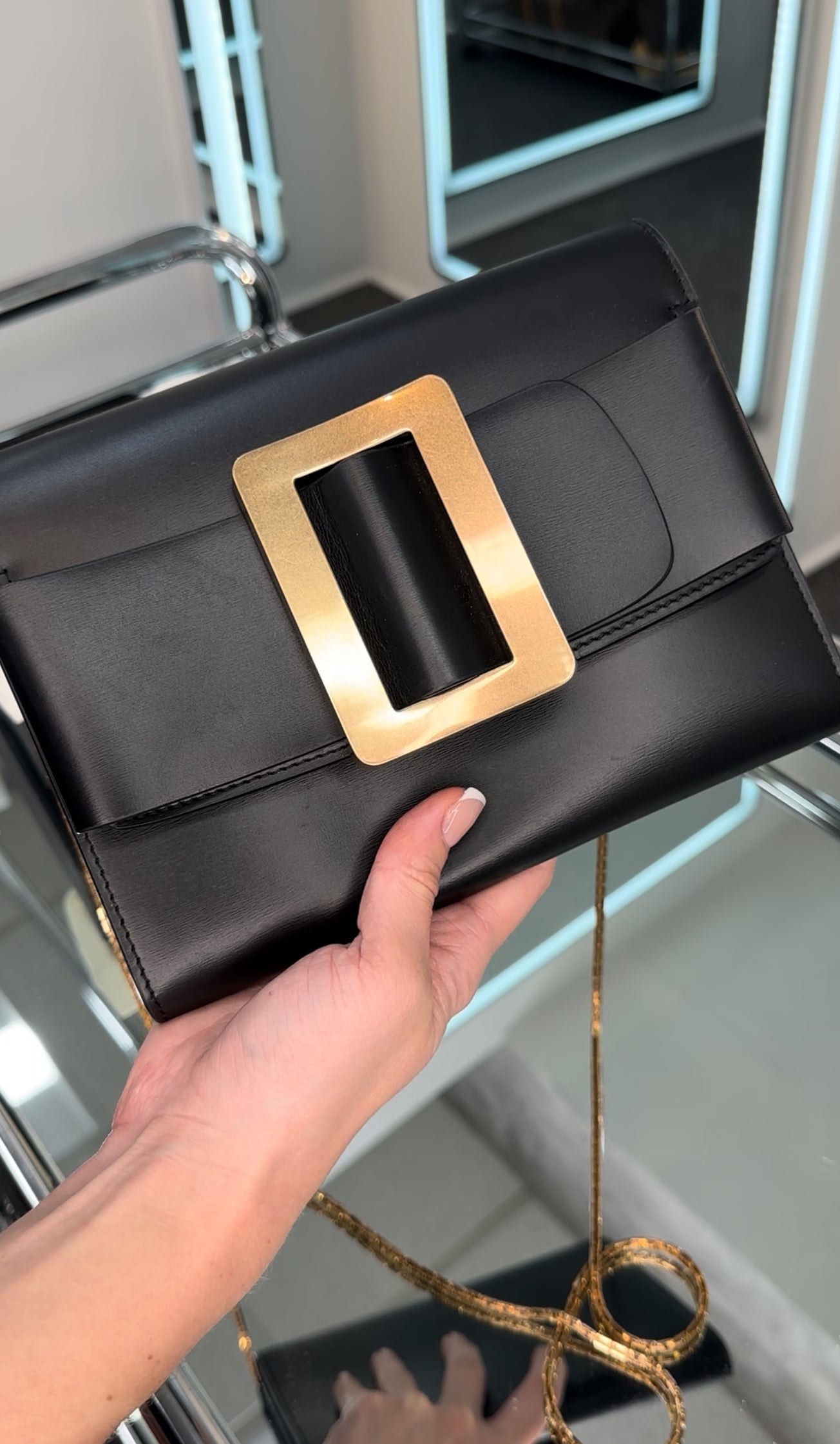 Boyy leather Clutch