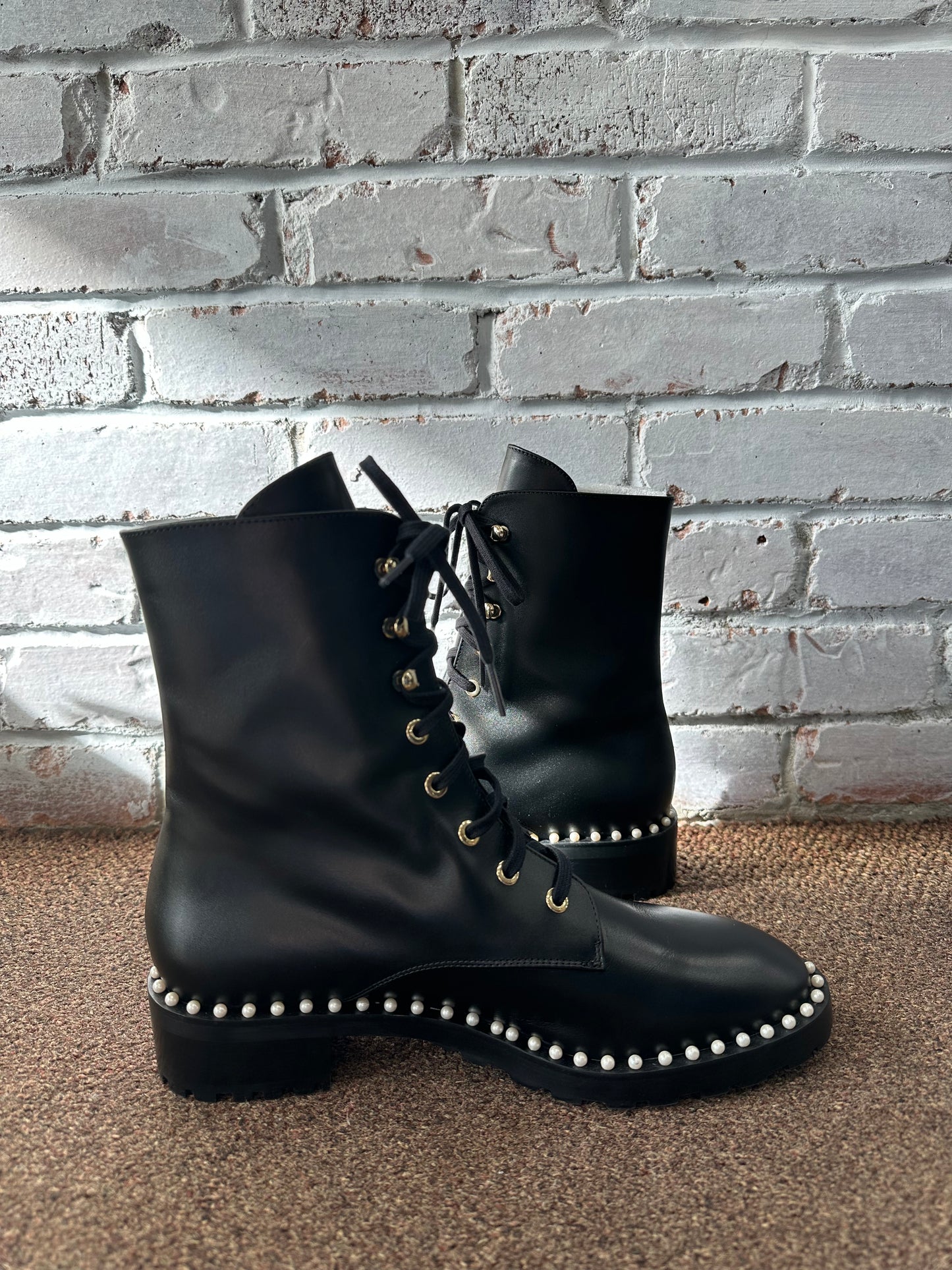 Stuart Weitzman combat boot