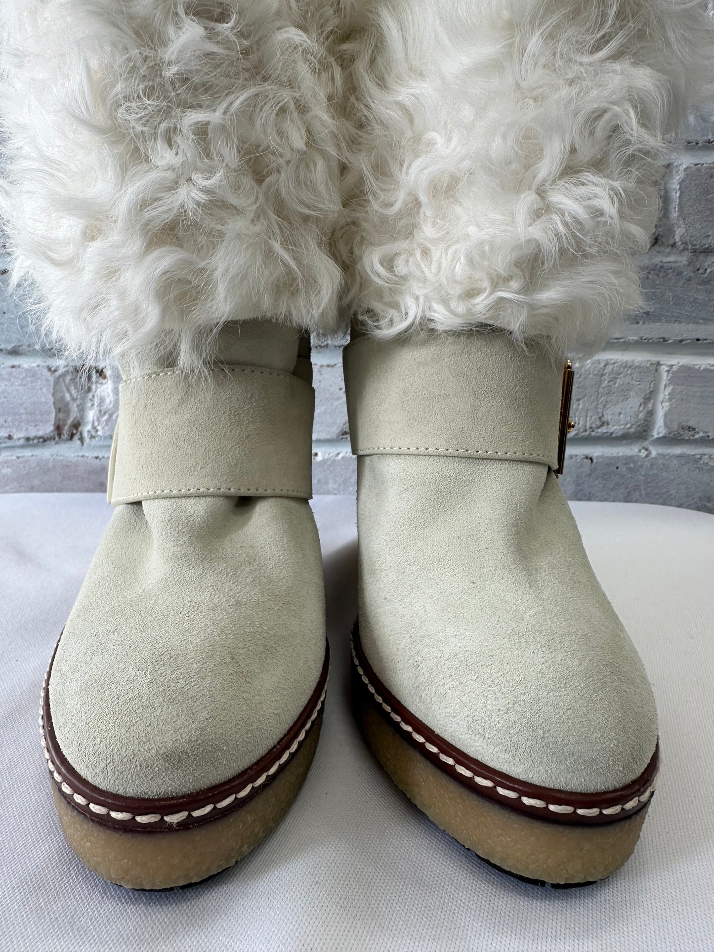 Moncler wedge Bootie
