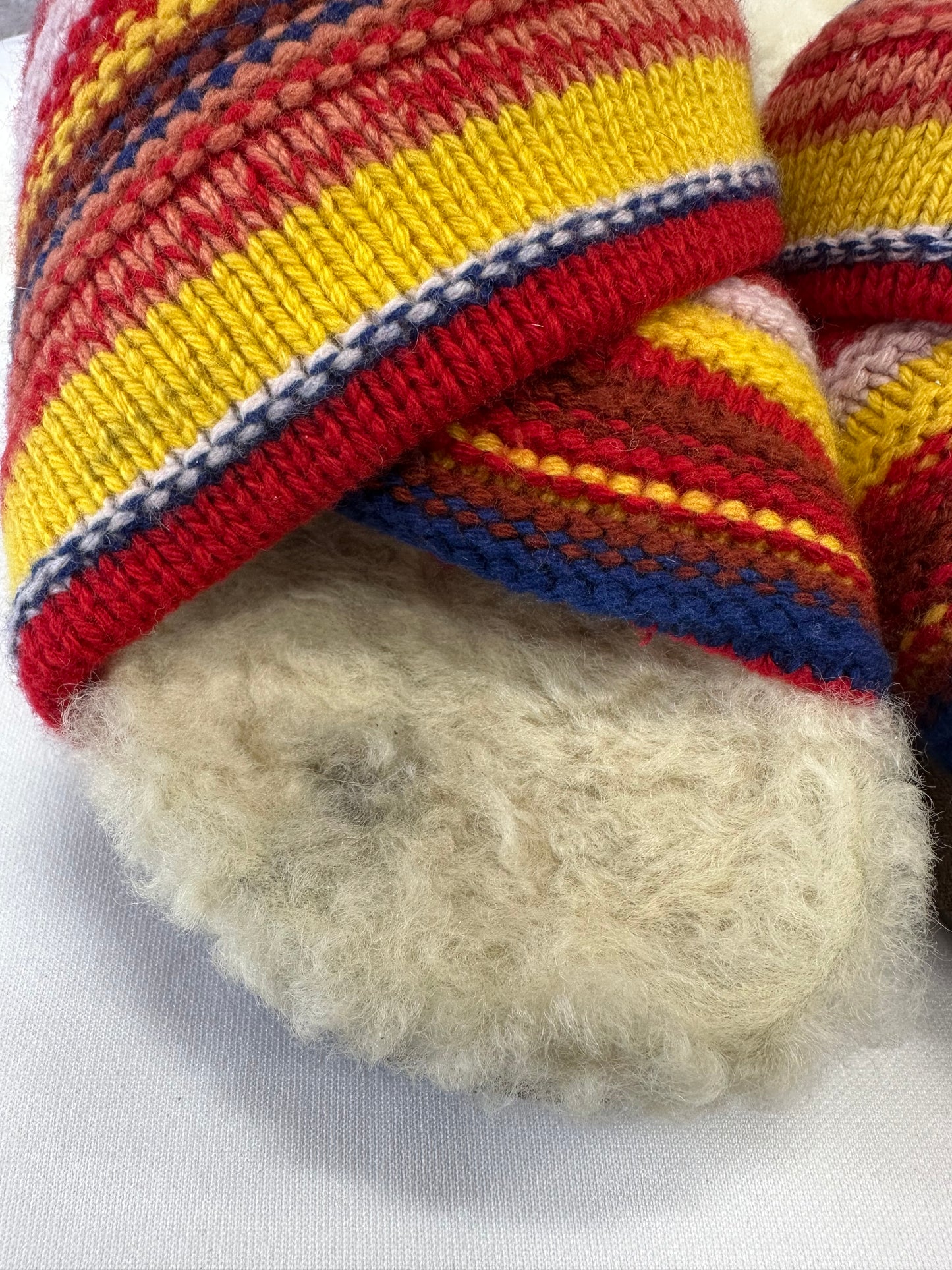 Chloe Shearling/ Knit Slide