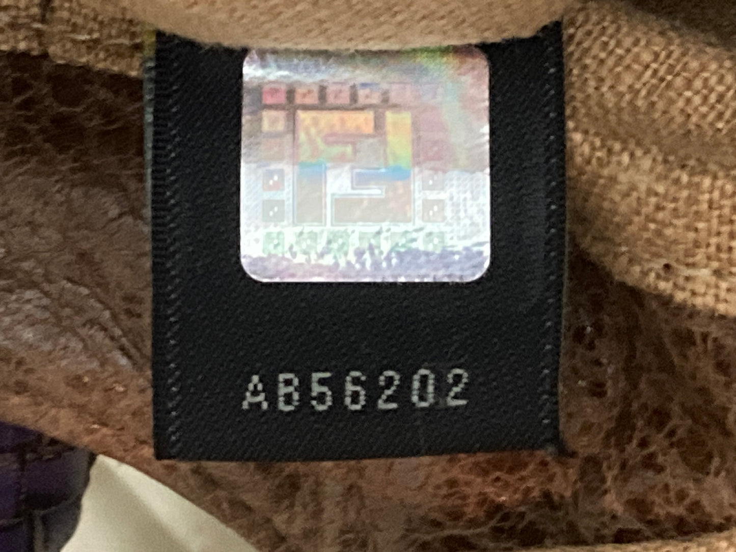 FENDI Leather Spybag Shoulder Bag Tan