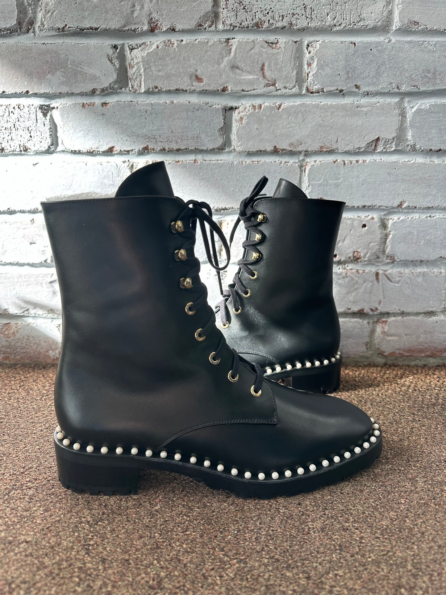 Stuart Weitzman combat boot