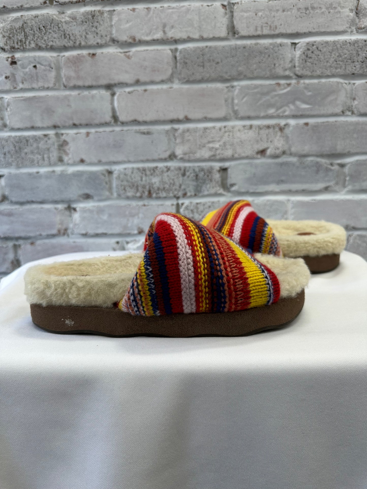 Chloe Shearling Sandal Slide