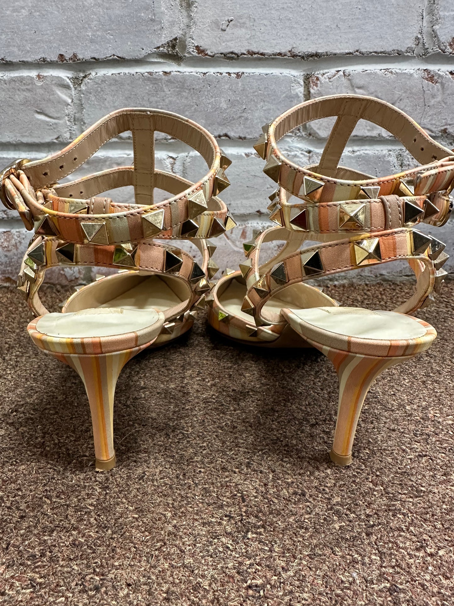 Valentino rock stud T-strap Pumps