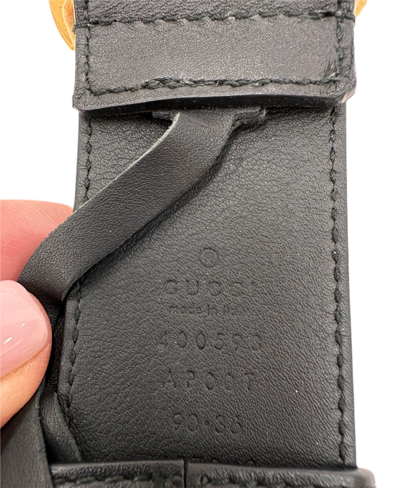 GUCCI Ladies Belt Black