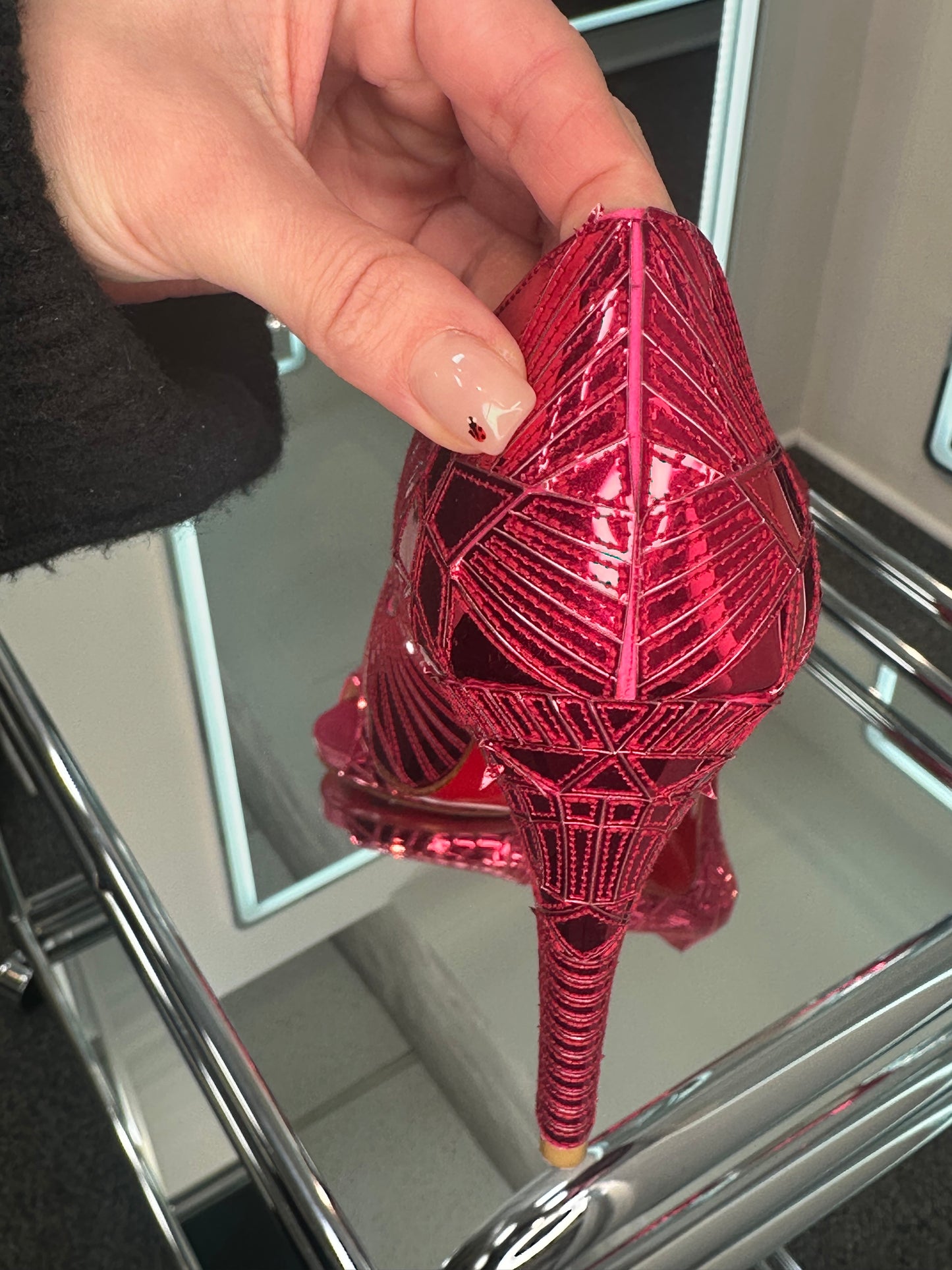 Christian Louboutin Peep-Toe Pump