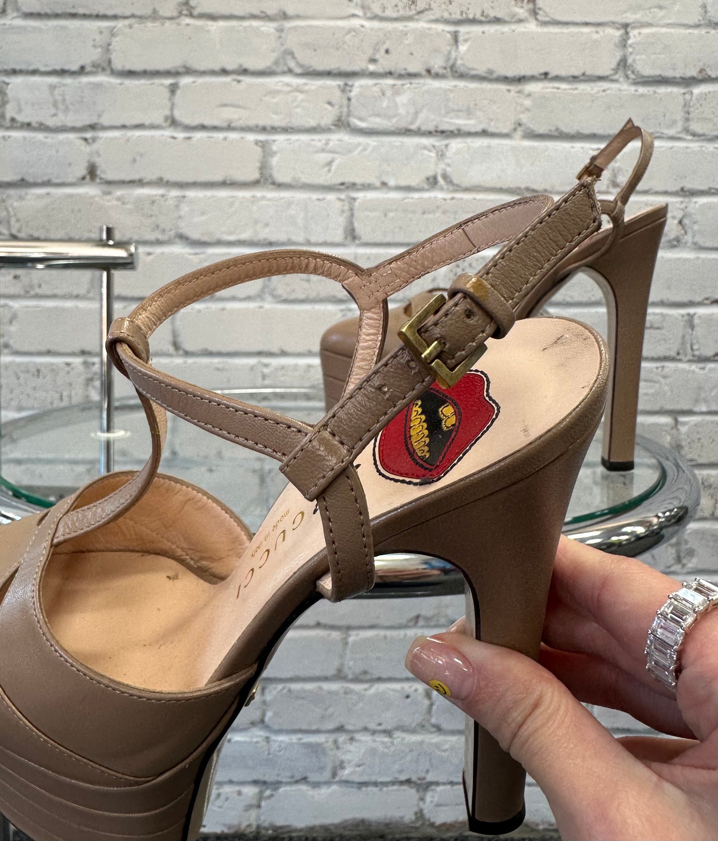 Gucci platform Heels