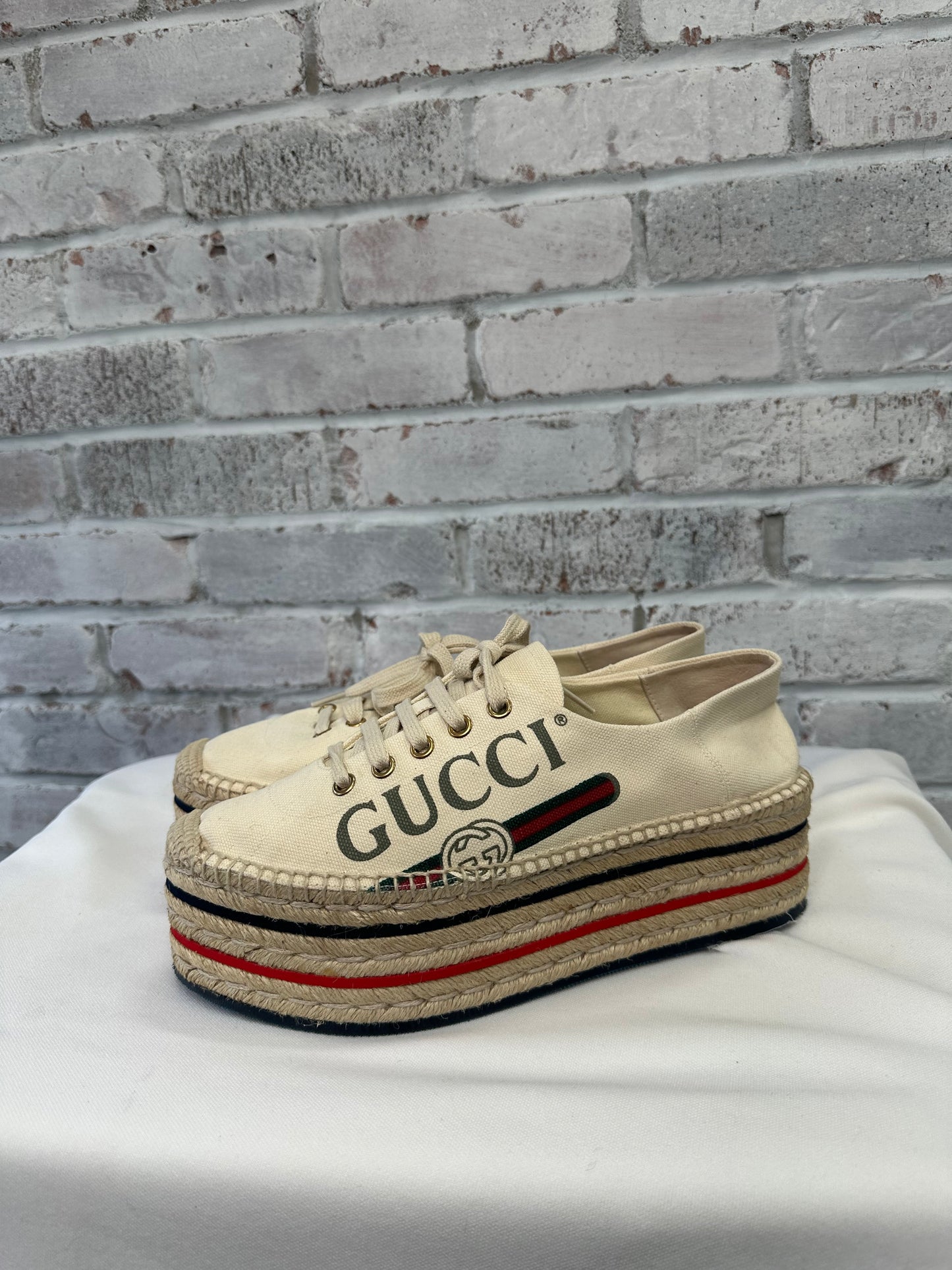 Gucci Espadrille Canvas Sneaker
