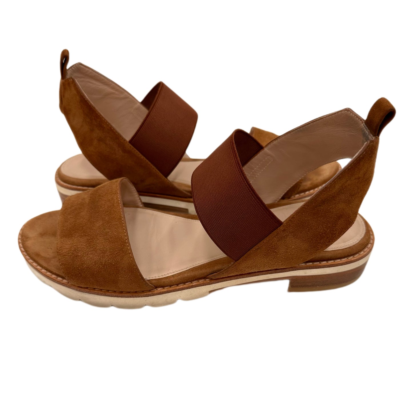 STUART WEITZMAN Brown Suede Sandals Size 8