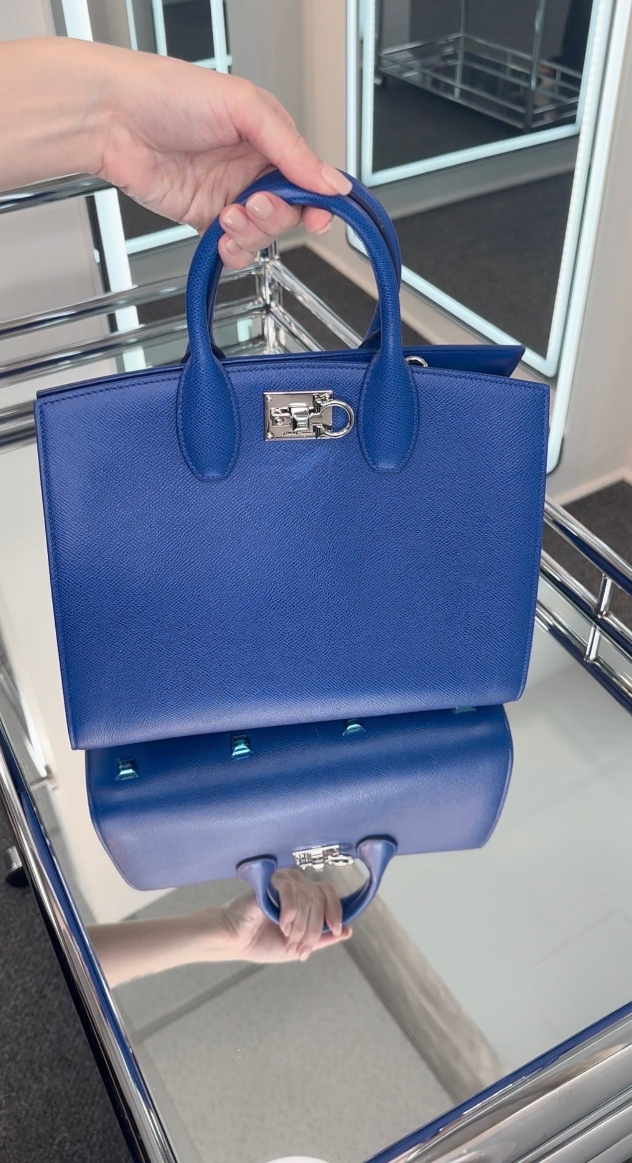 Salvatore Ferragamo Top Handle Bag – Past & Present Boutique