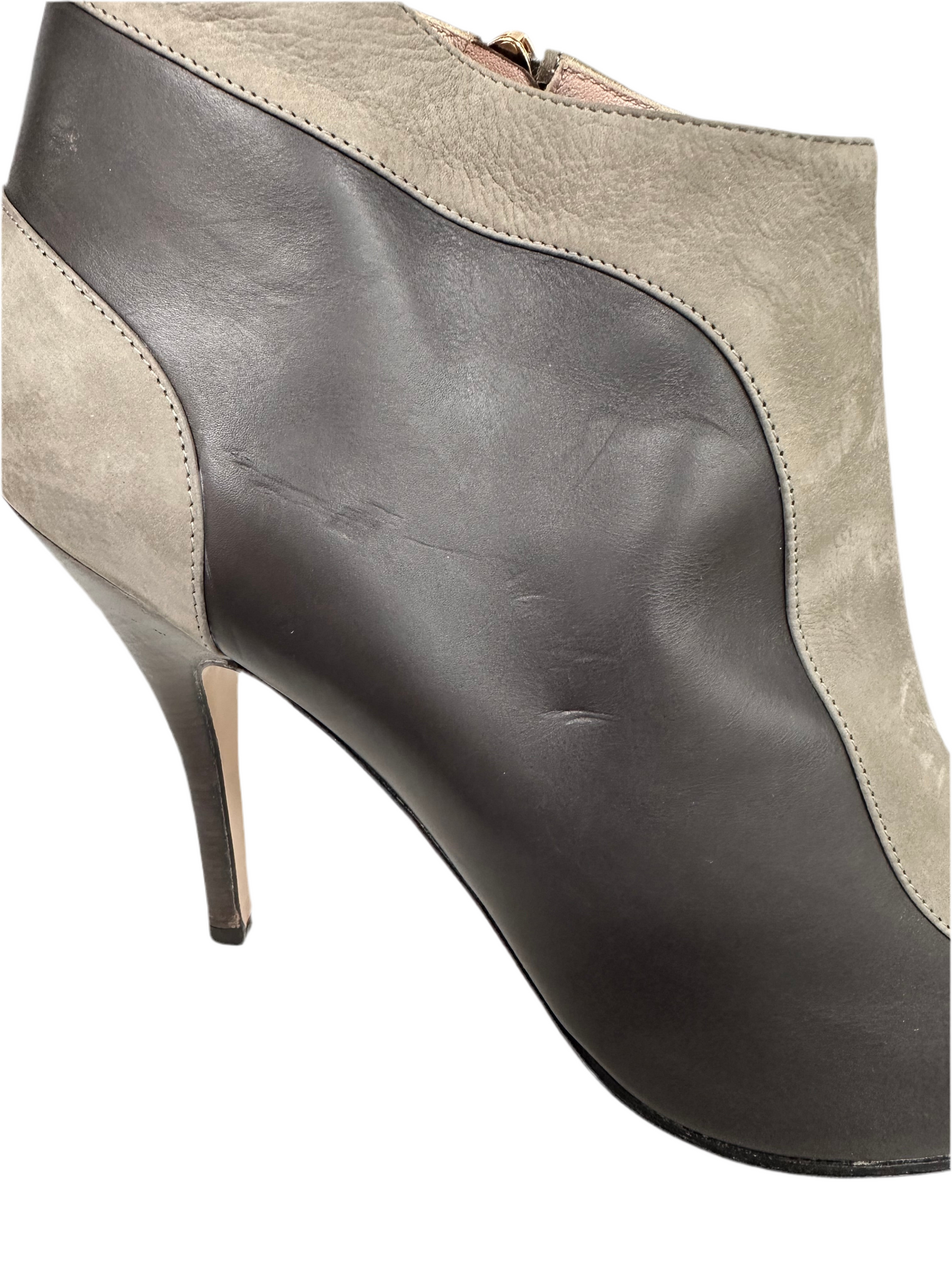 FERRAGAMO Suede and Leather Bootie