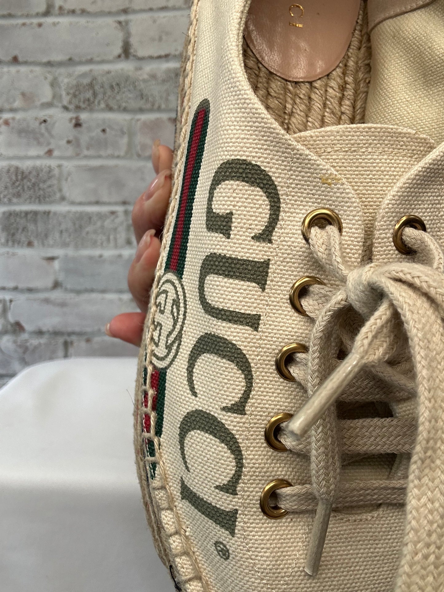 Gucci Espadrille Canvas Sneaker