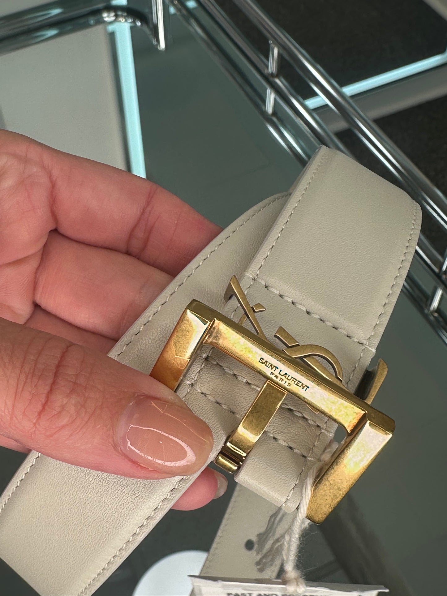 Saint Laurent Cassandre Belt
