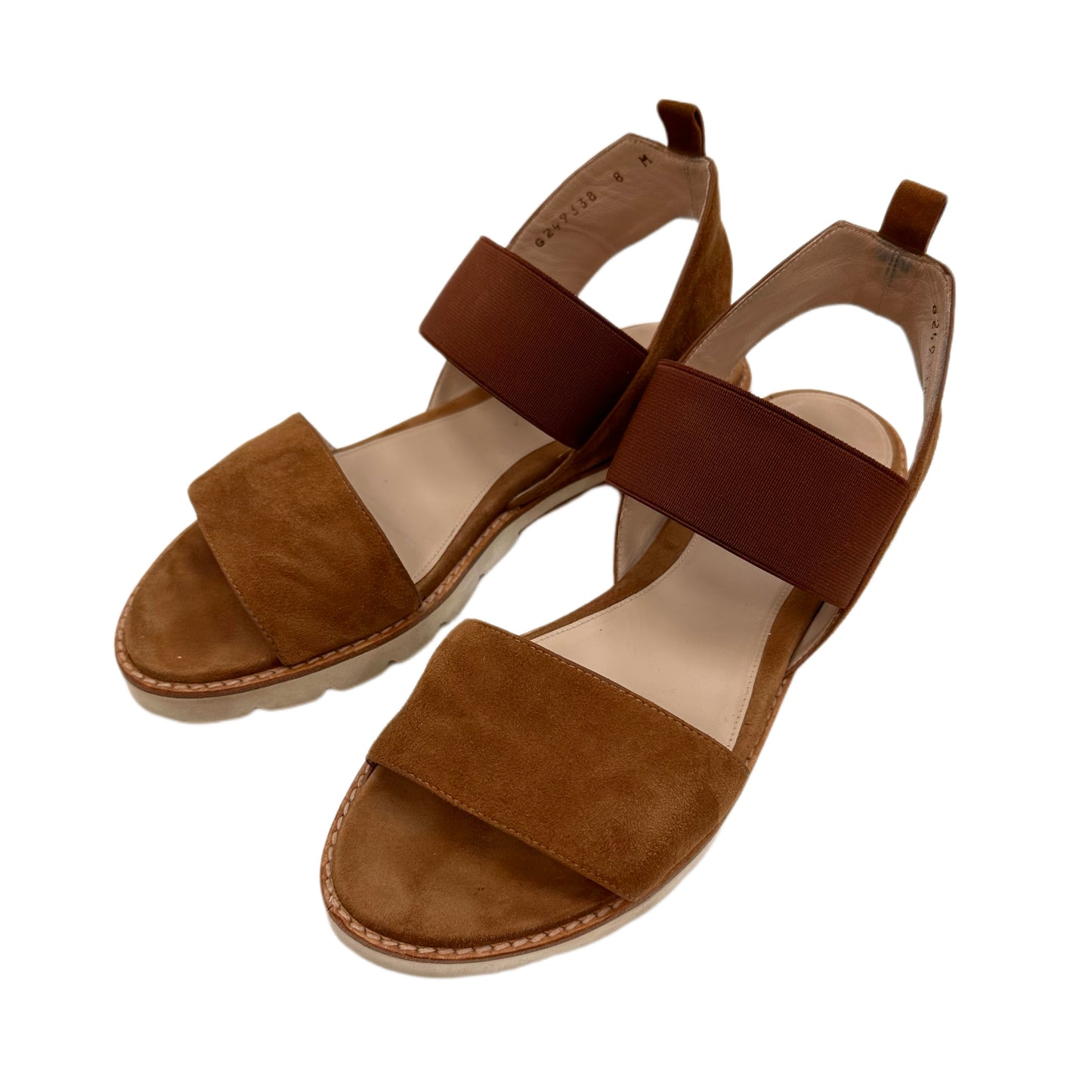 STUART WEITZMAN Brown Suede Sandals Size 8
