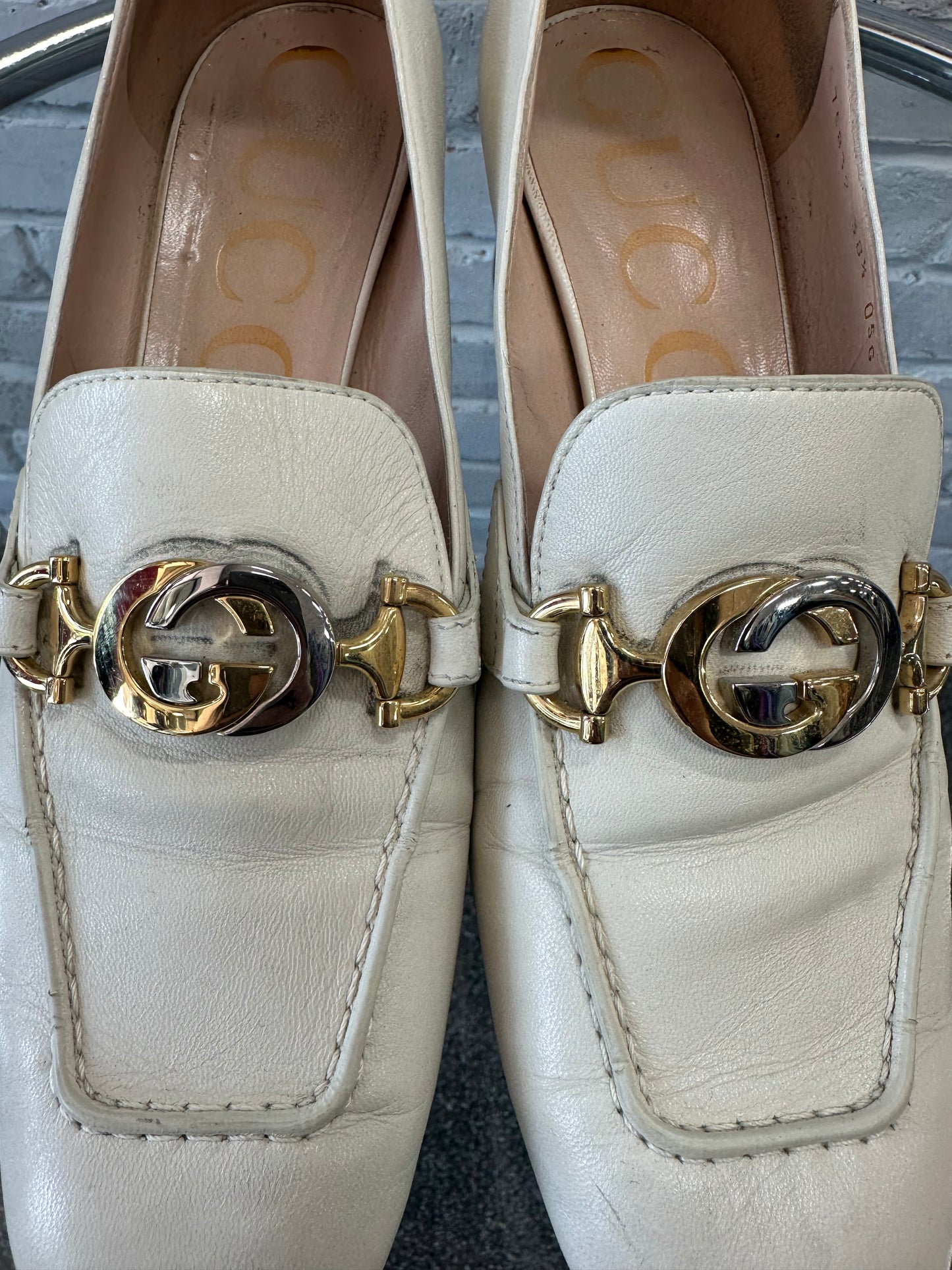 Gucci loafer Heel