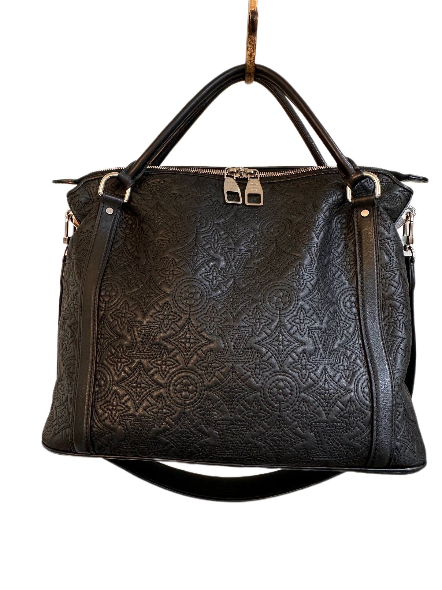 LOUIS VUITTON Monogram Antheia Black Hobo