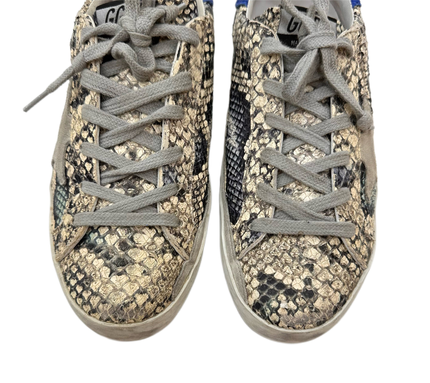 GOLDEN GOOSE Snakeskin Print Size 37
