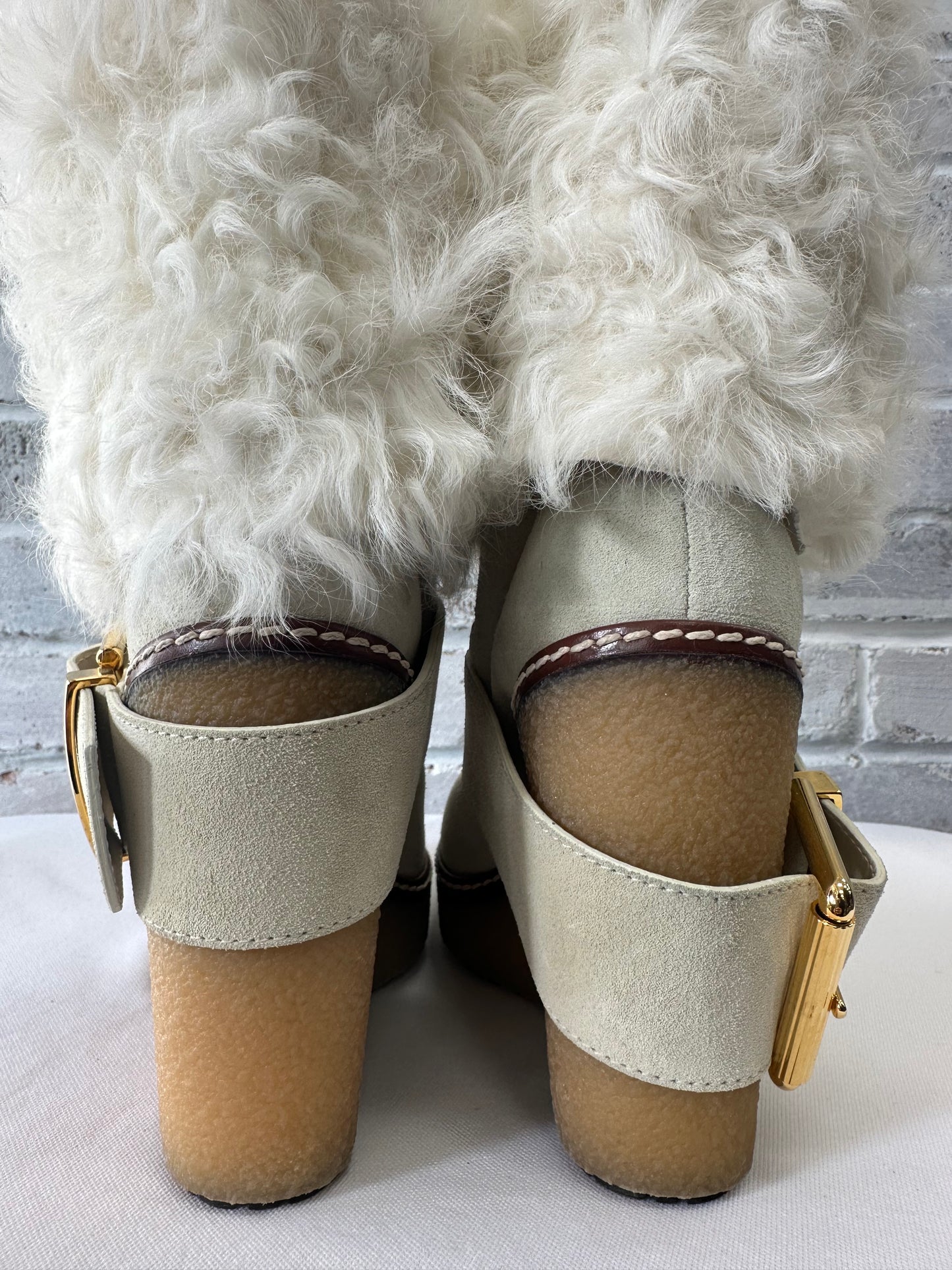 Moncler wedge Bootie