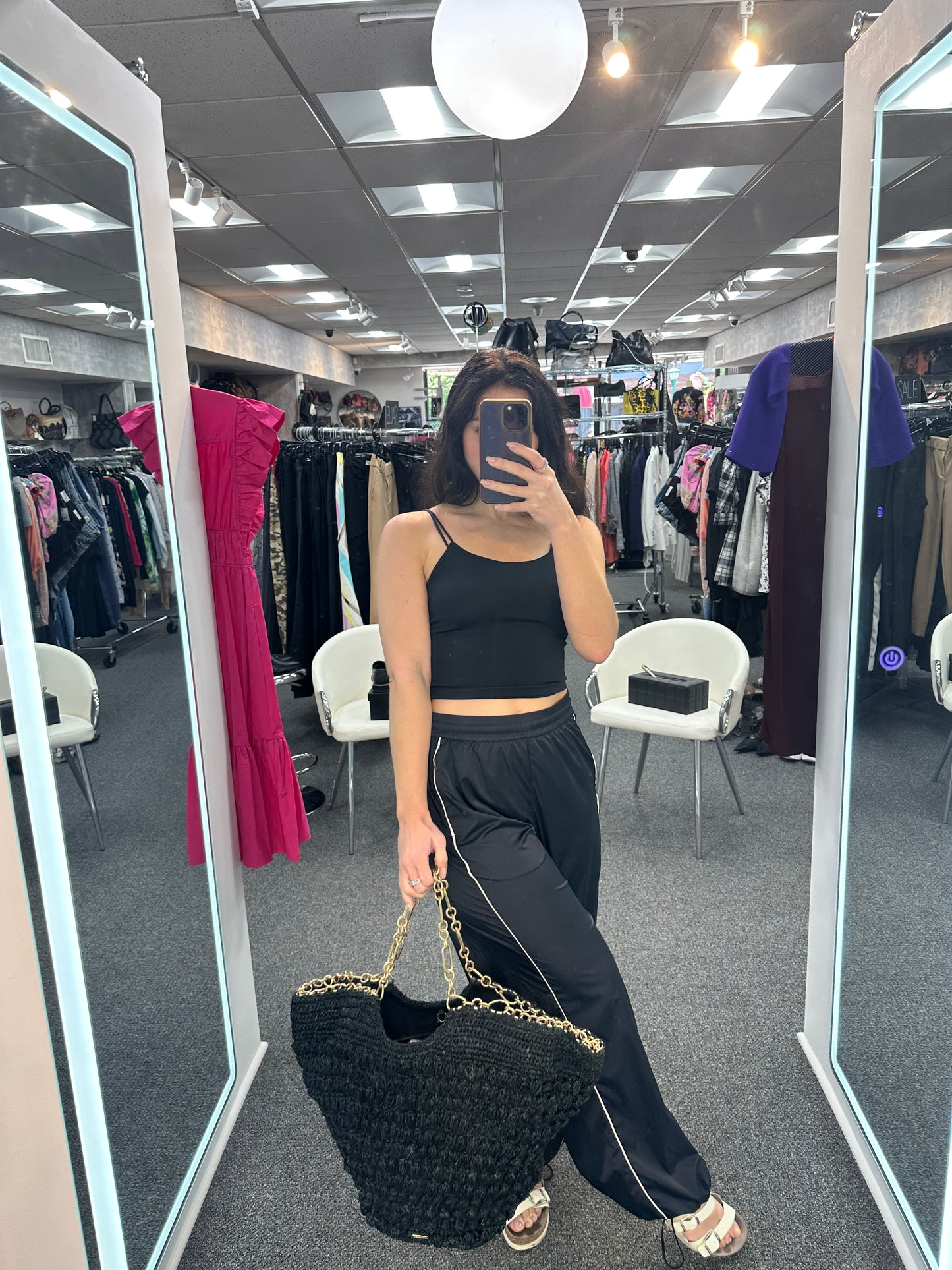 Cult Gaia Straw Tote