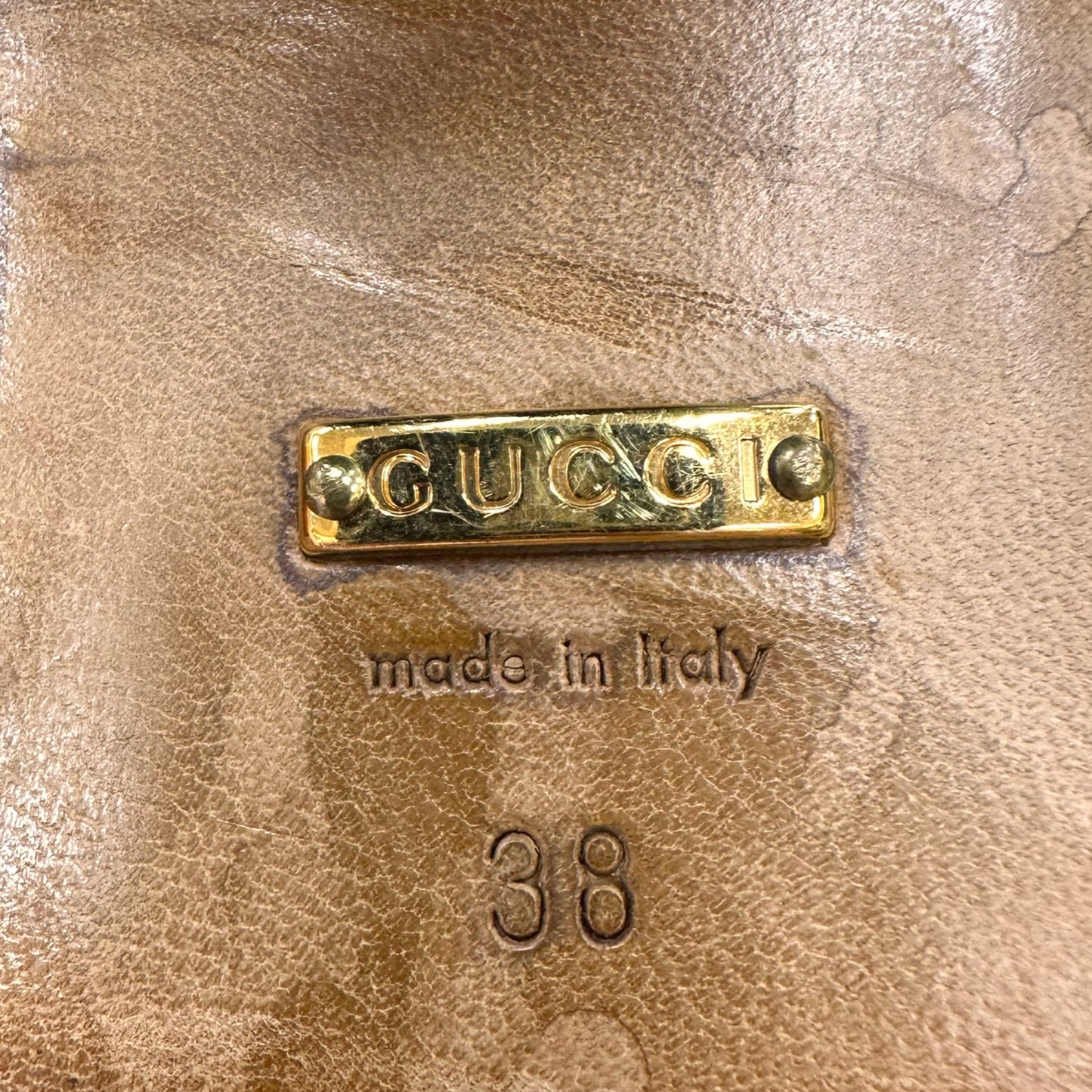 GUCCI Horsebit Loafers Red Size 38