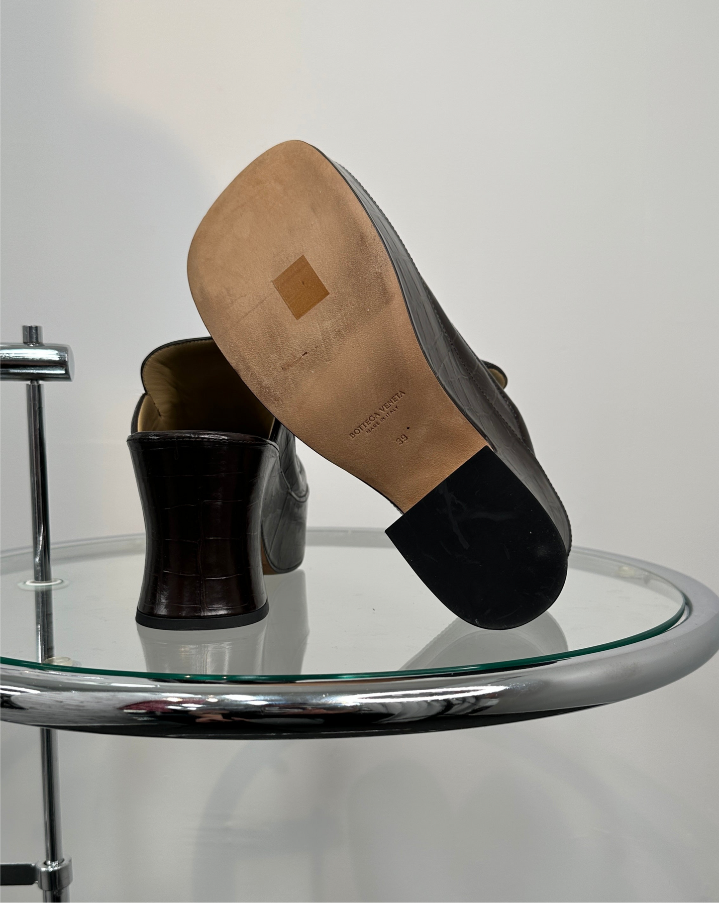 Bottega Veneta leather Clog