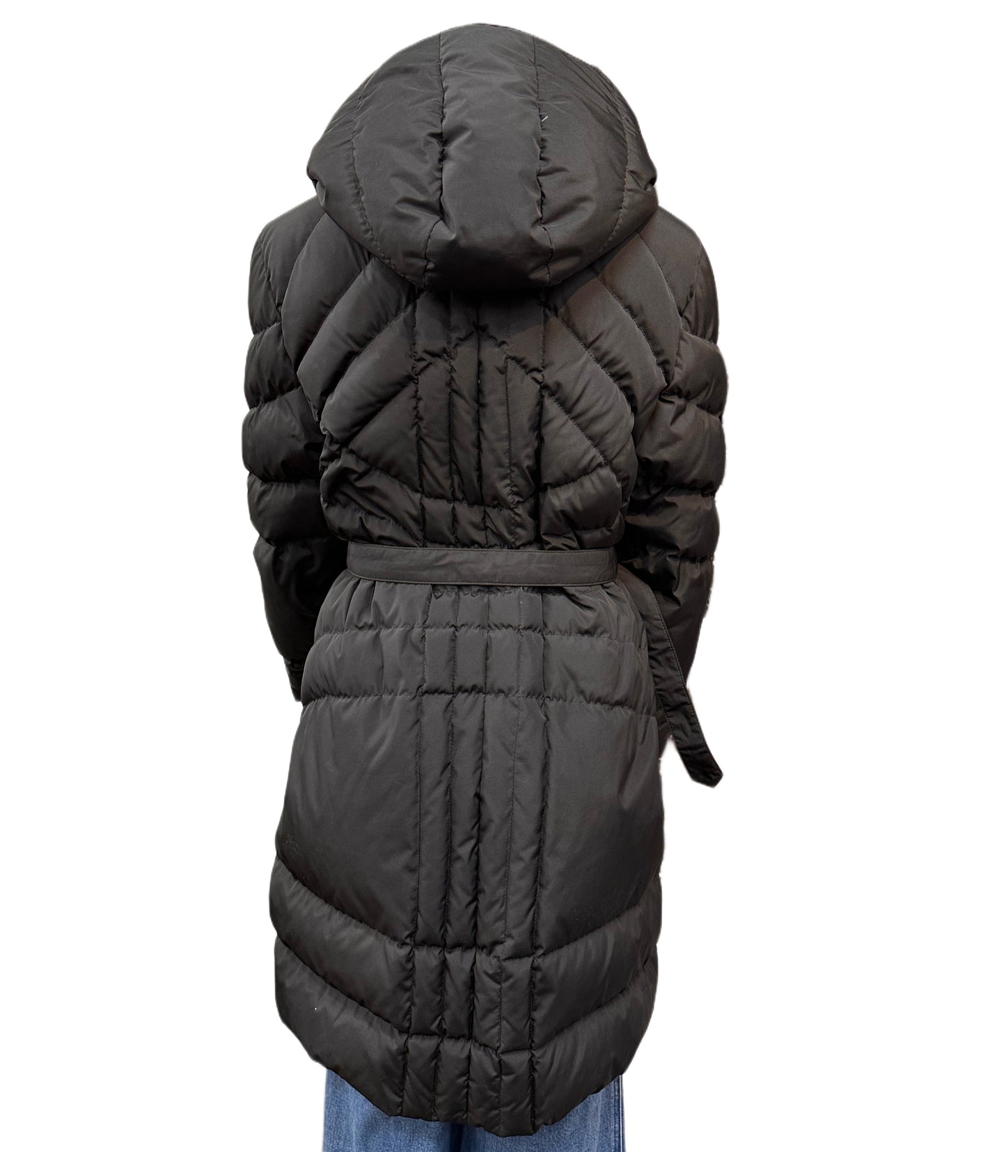 MONCLER Black Down Coat L
