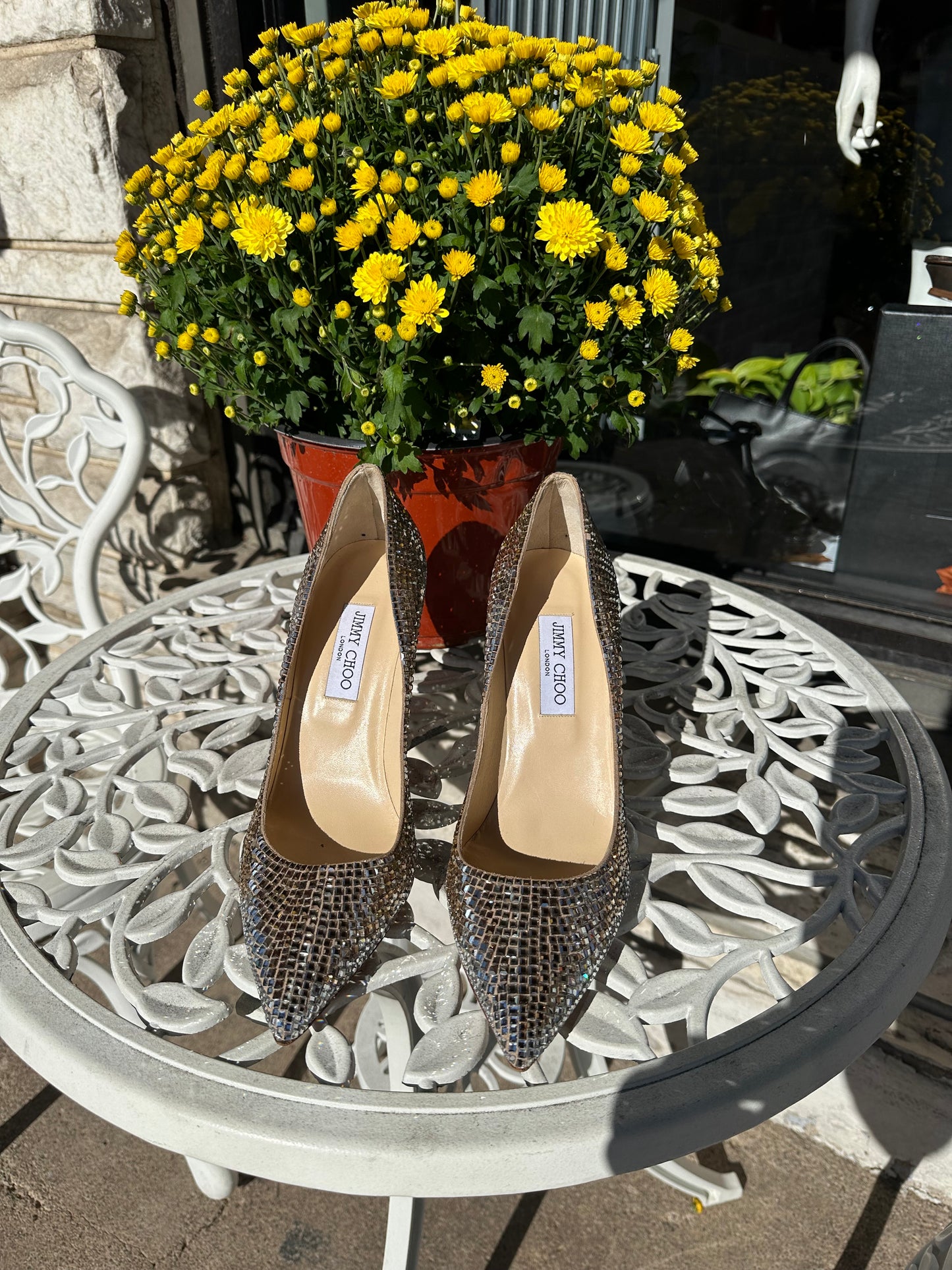 Jimmy Choo Rhinestone Pump