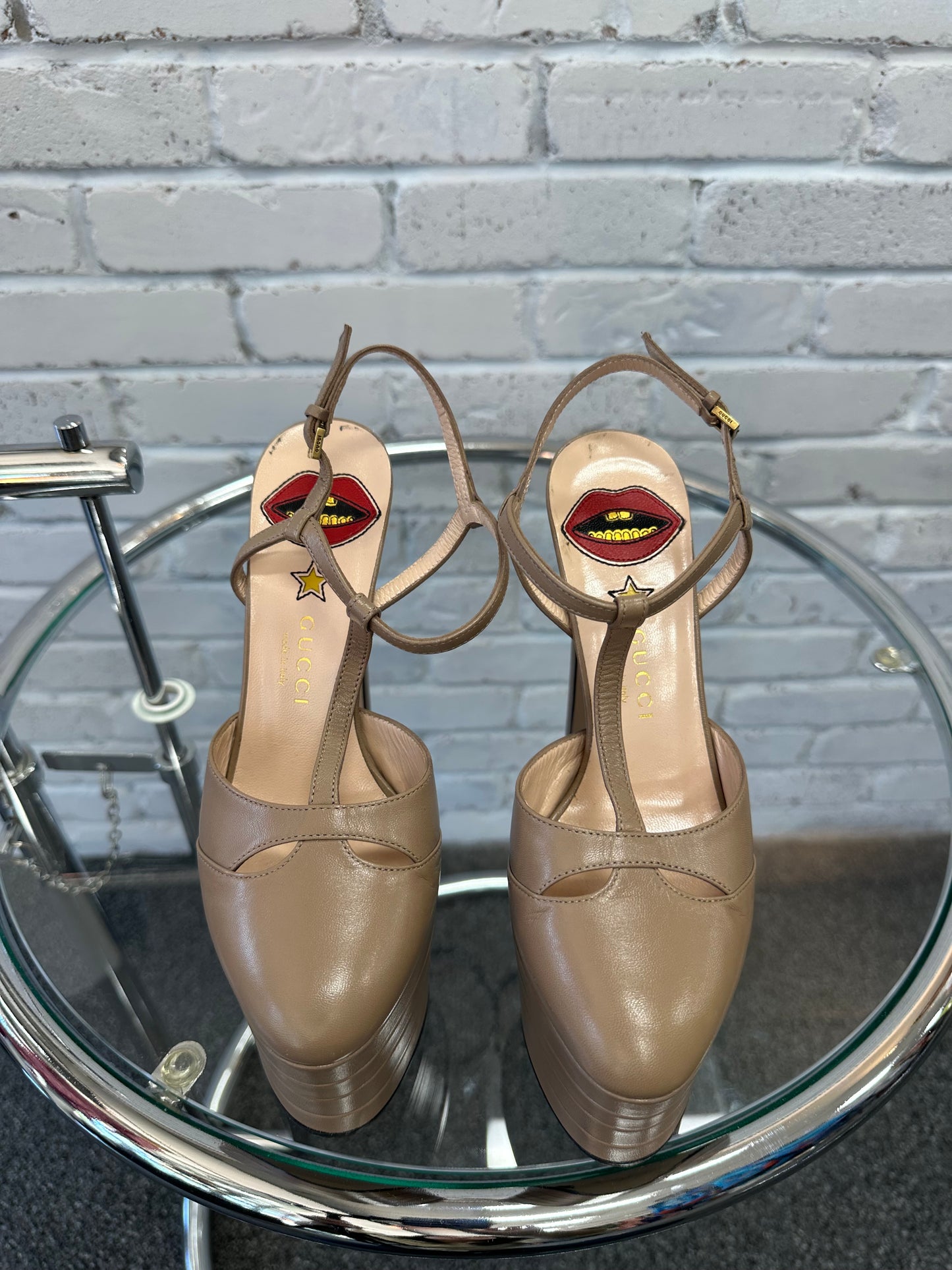 Gucci platform Heels