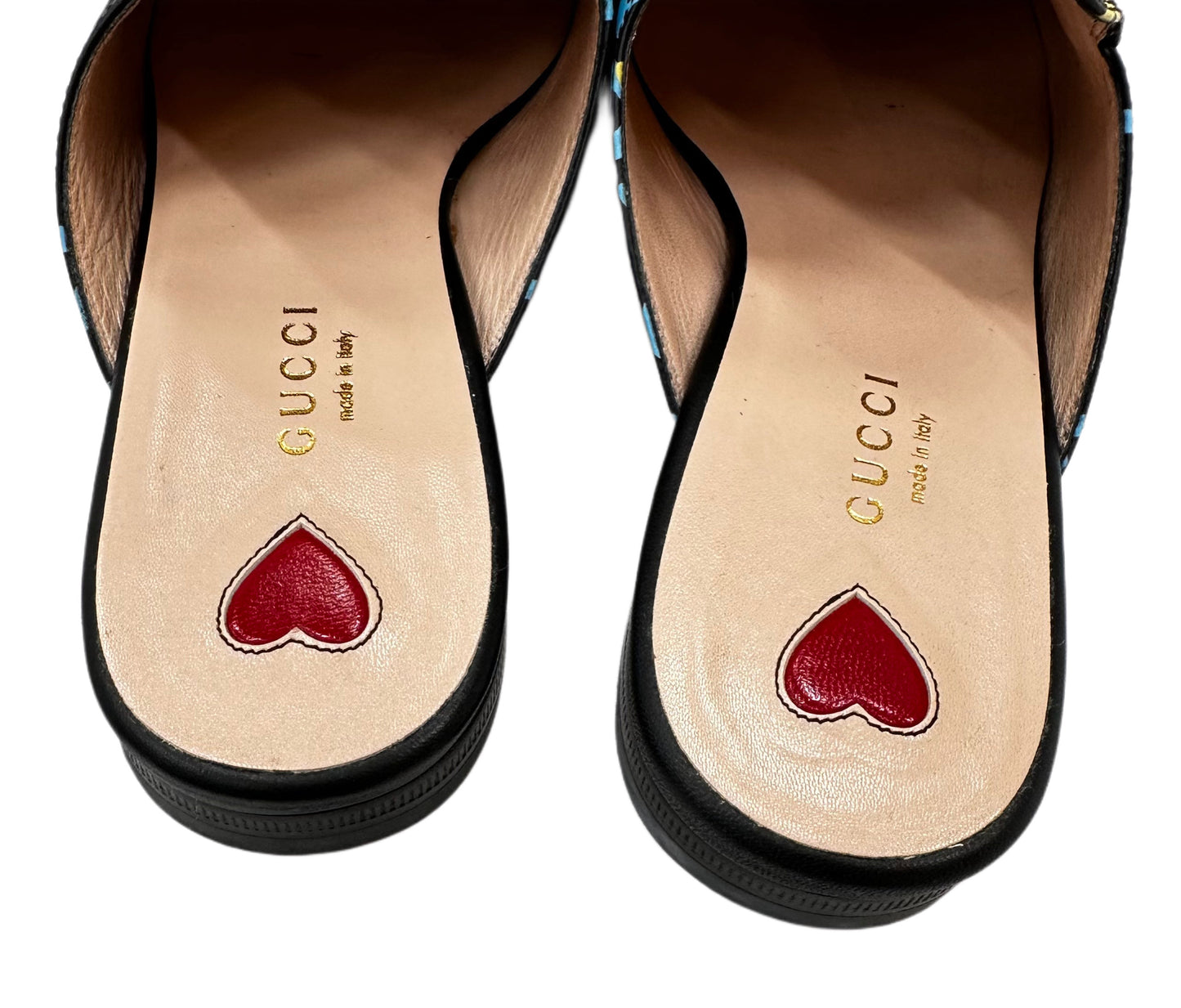 GUCCI Princetown Leather Mules Size 38.5