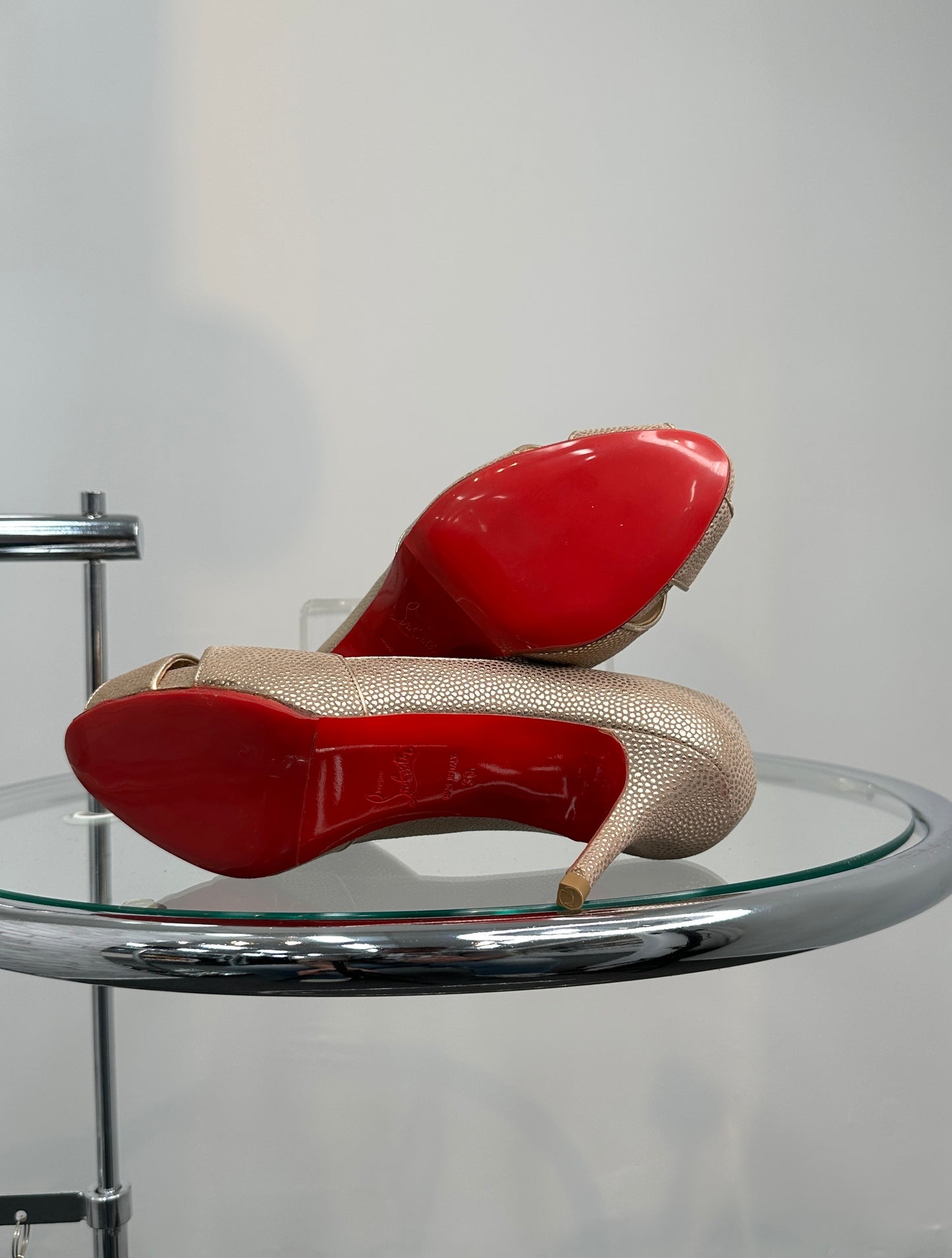 Christian Louboutin peep-toe Heels