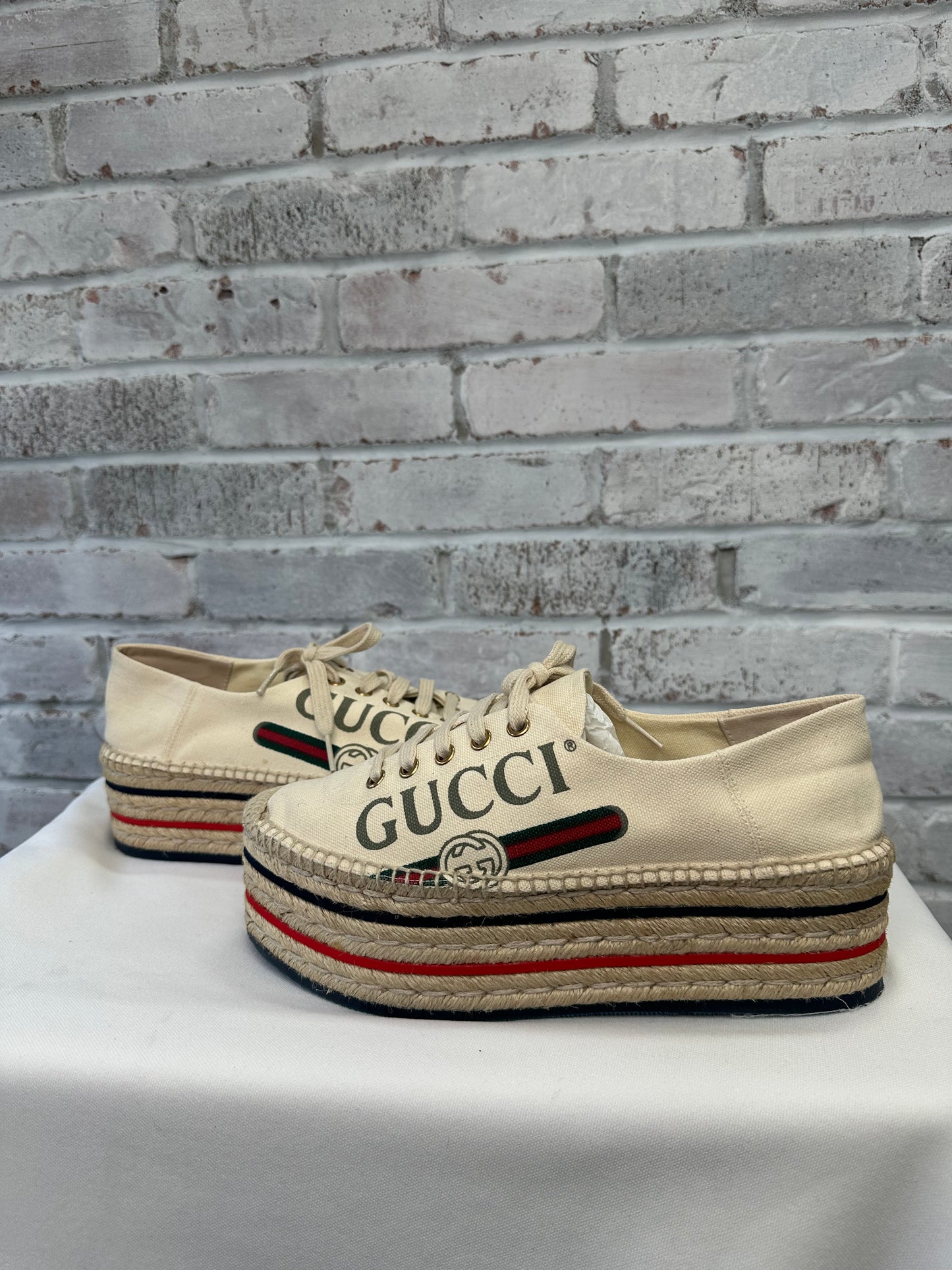 Gucci Espadrille Canvas Sneaker