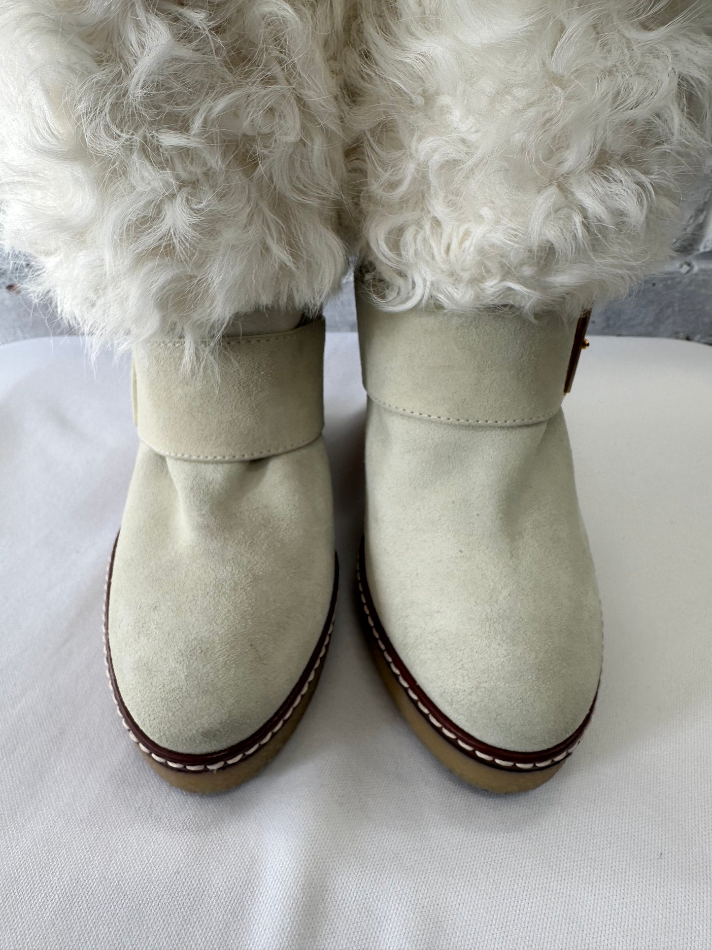 Moncler wedge Bootie