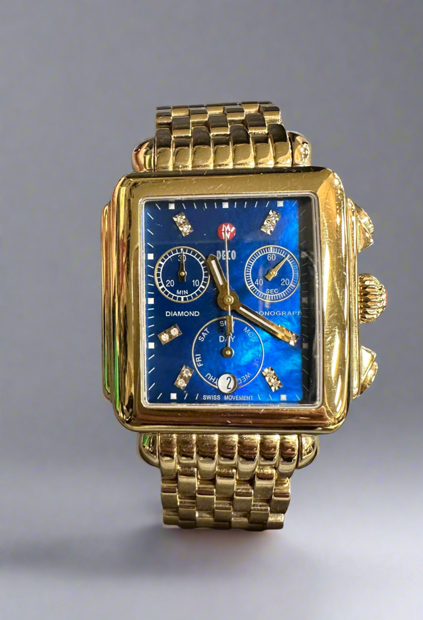 Michele Deco Pearl Gold Diamonds