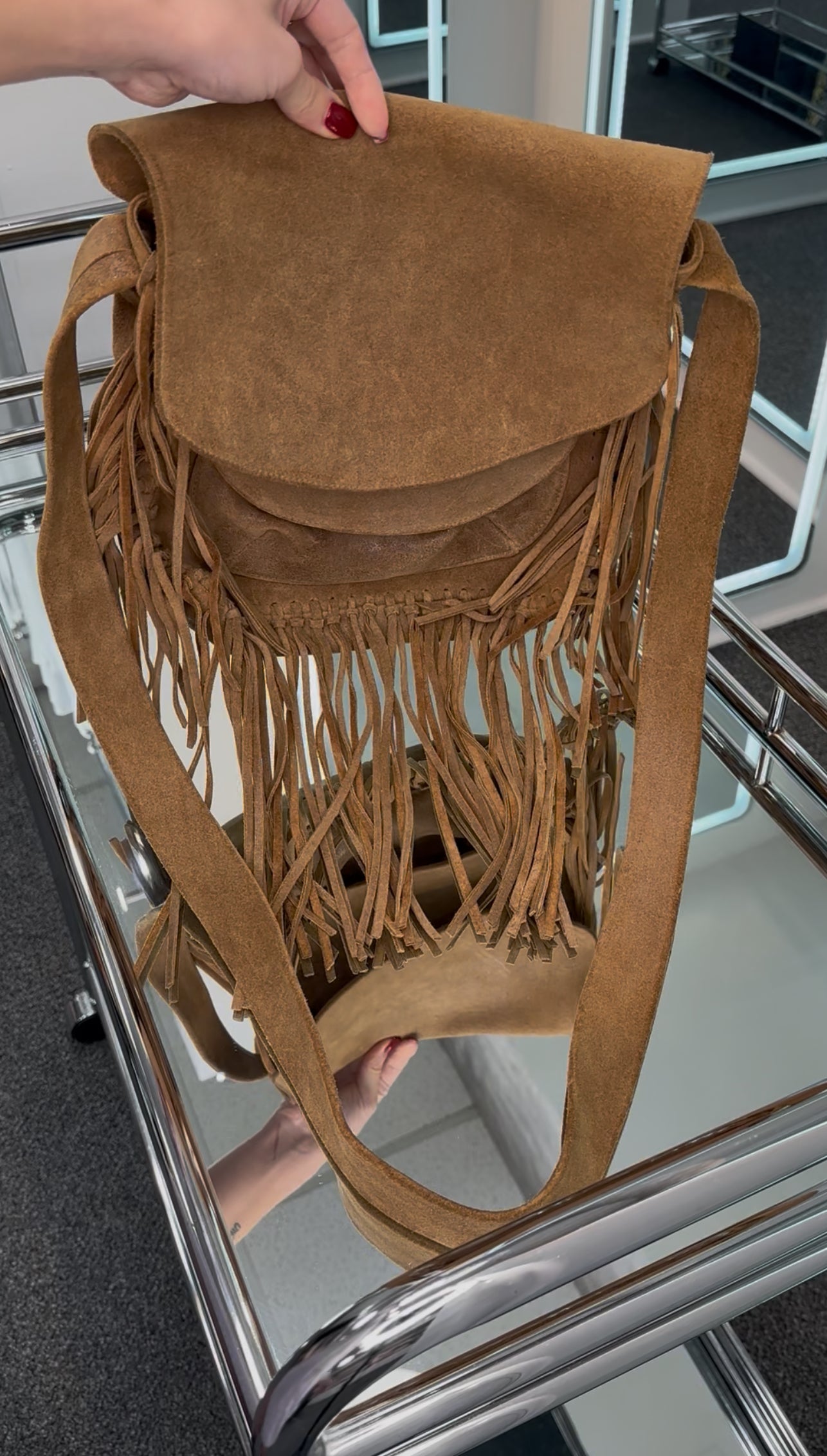 Laggo Fringe Messenger Bag