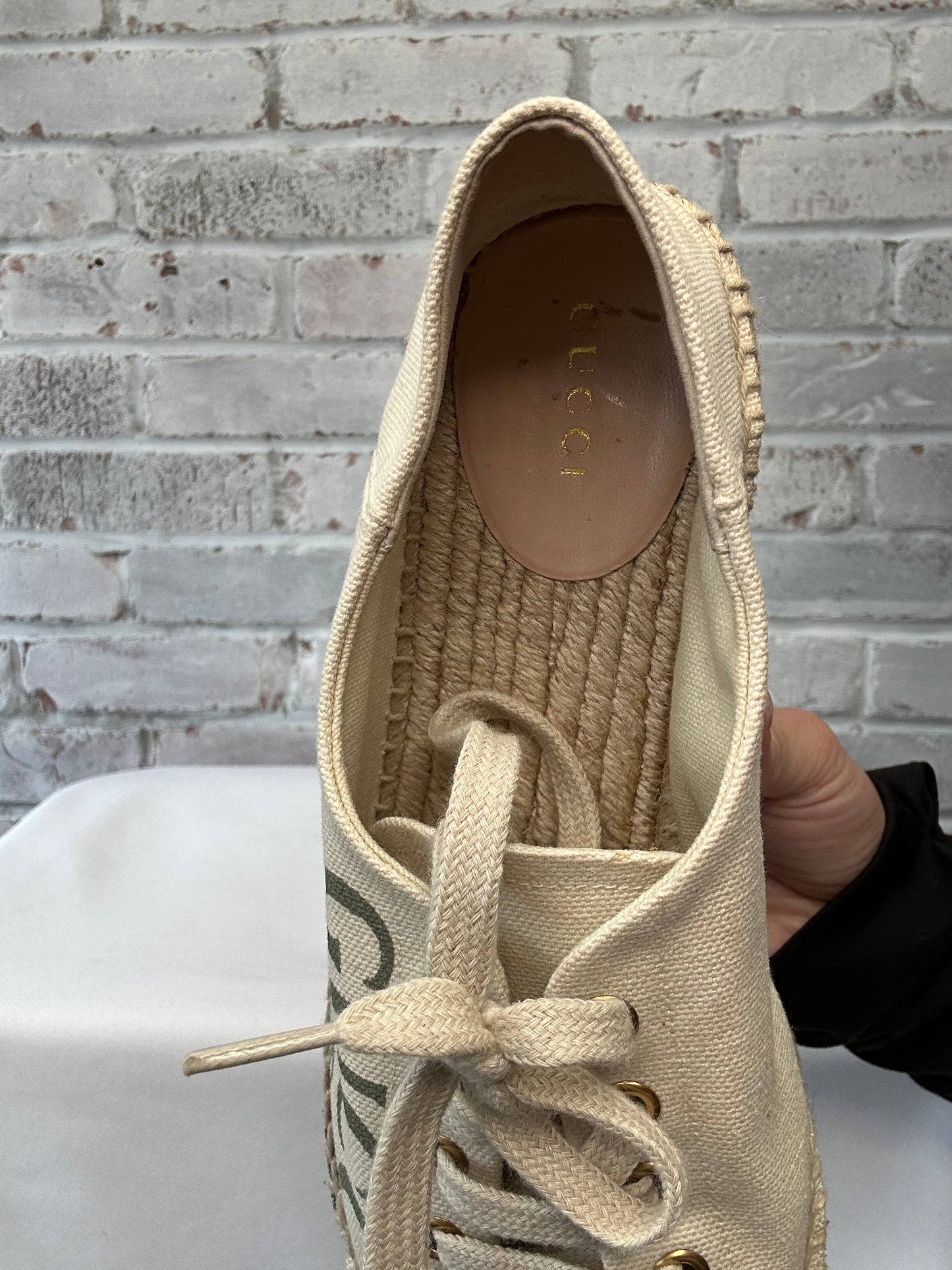 Gucci Espadrille Canvas Sneaker