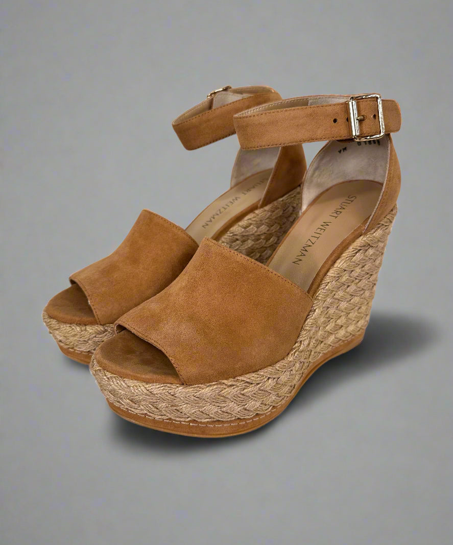 STUART WEITZMAN Suede Espadrilles
