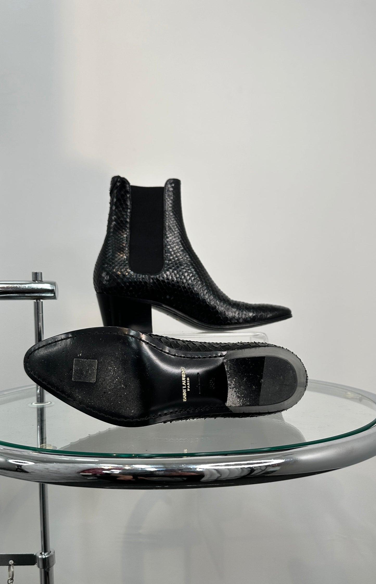 Saint Laurent python Bootie