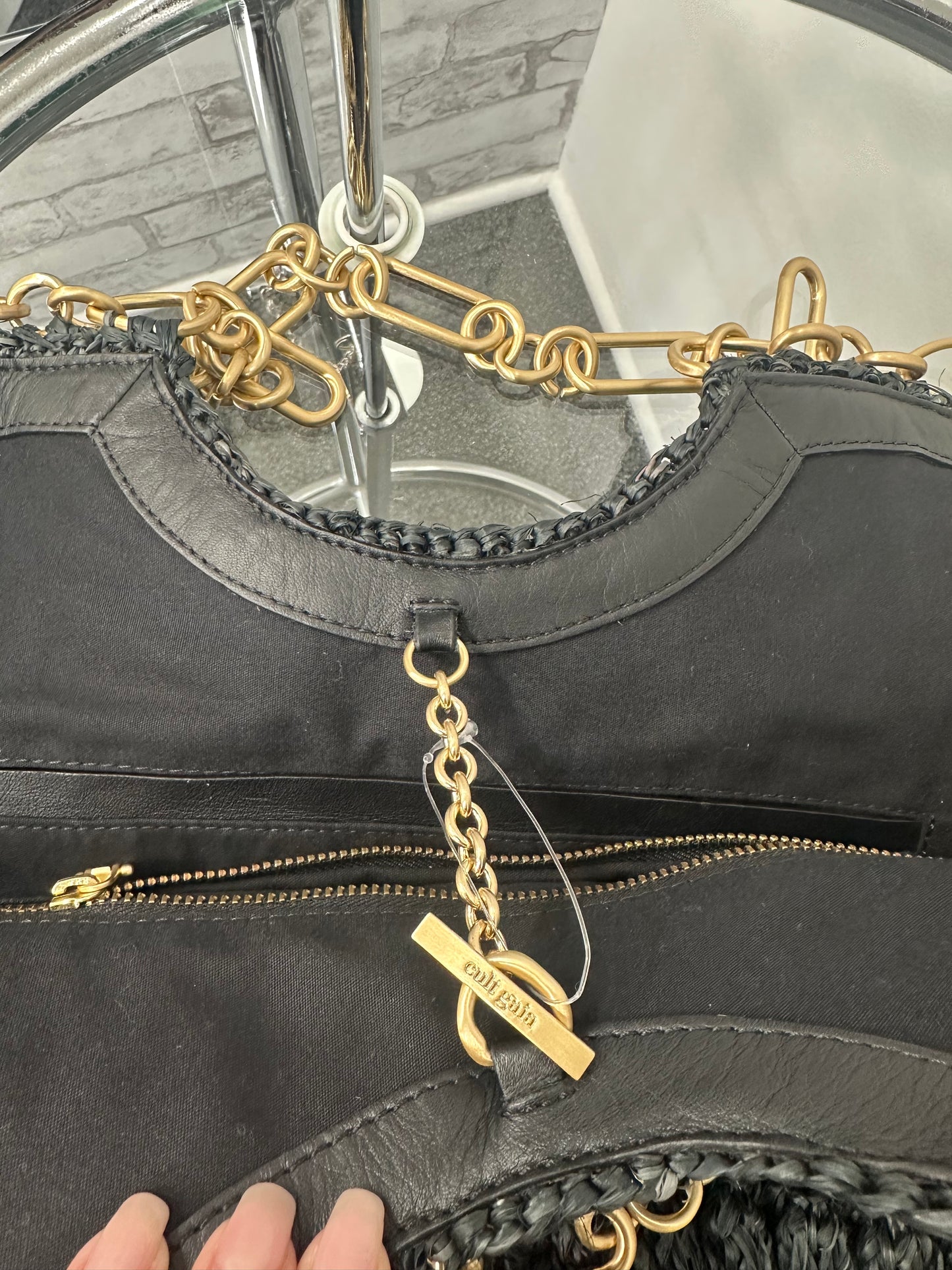 Cult Gaia Straw Tote