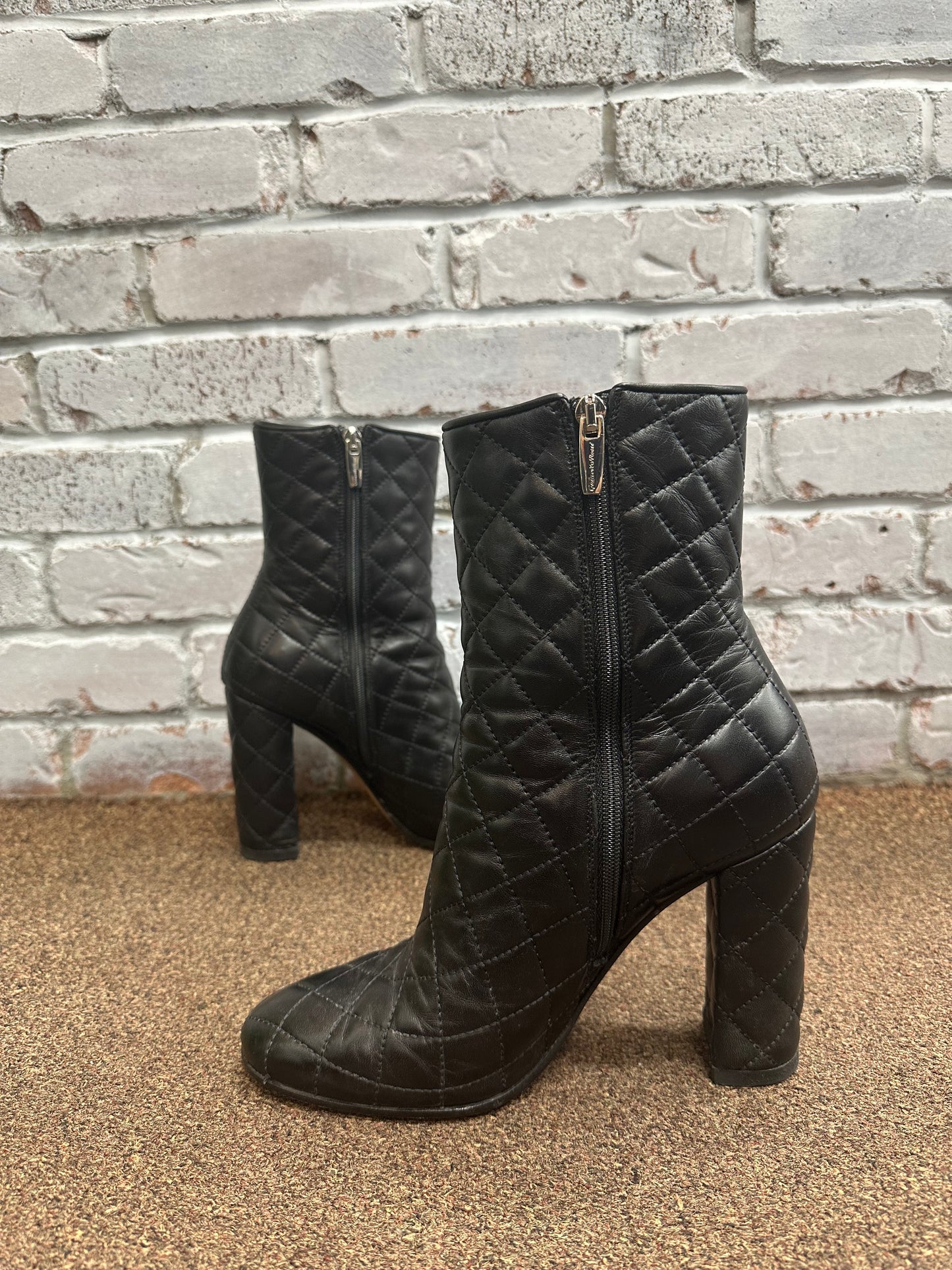 Gianvito Rossi quilted Booties