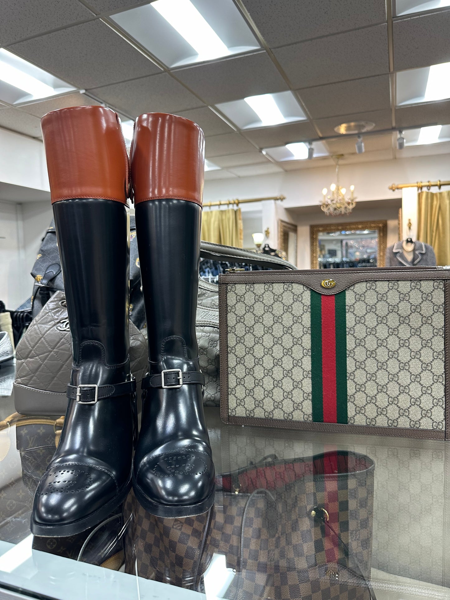 GUCCI Tall Riding Boots
