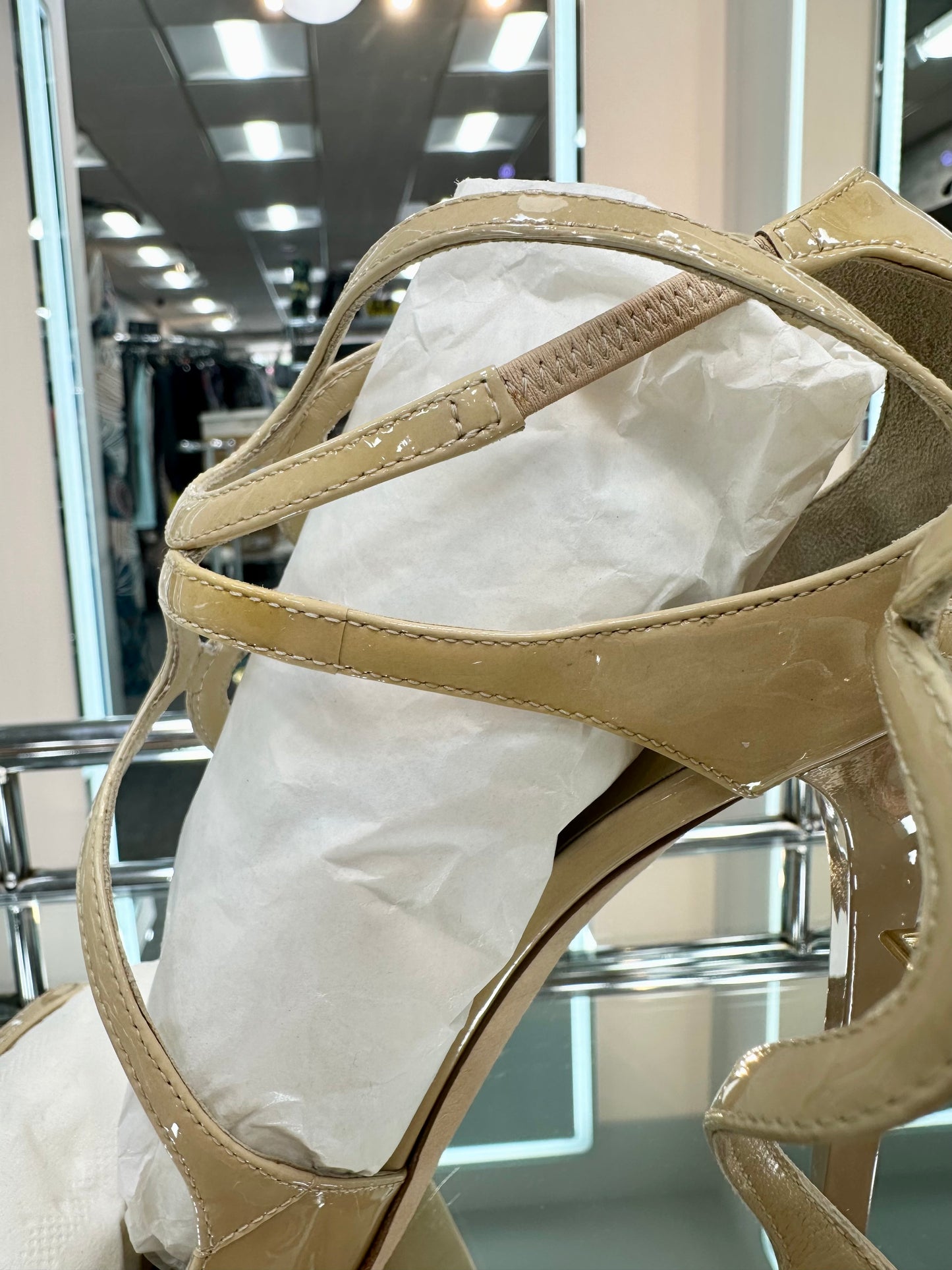 Jimmy Choo patent Sandal