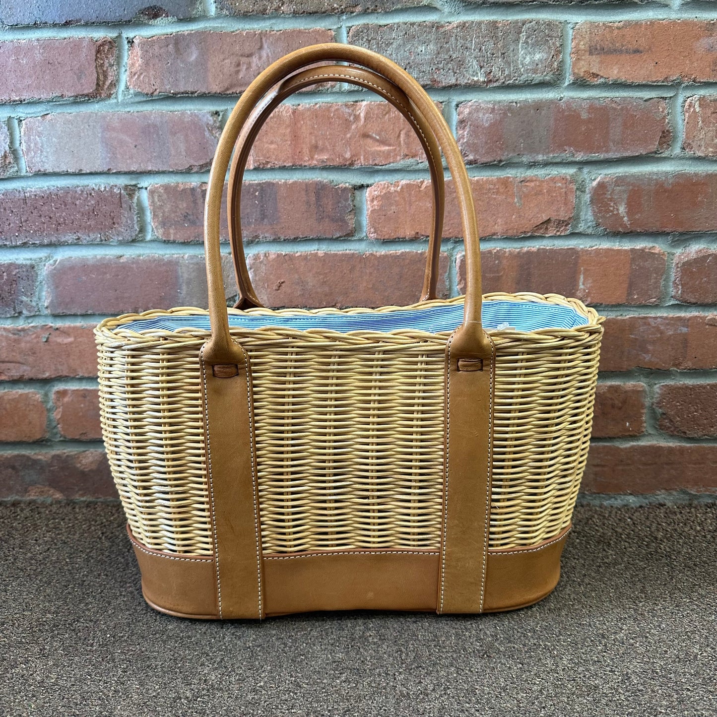 J.McLaughlin Wicker Handbag