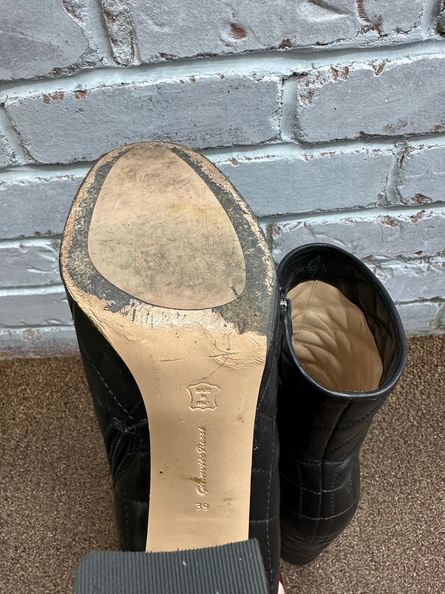 Gianvito Rossi quilted Booties