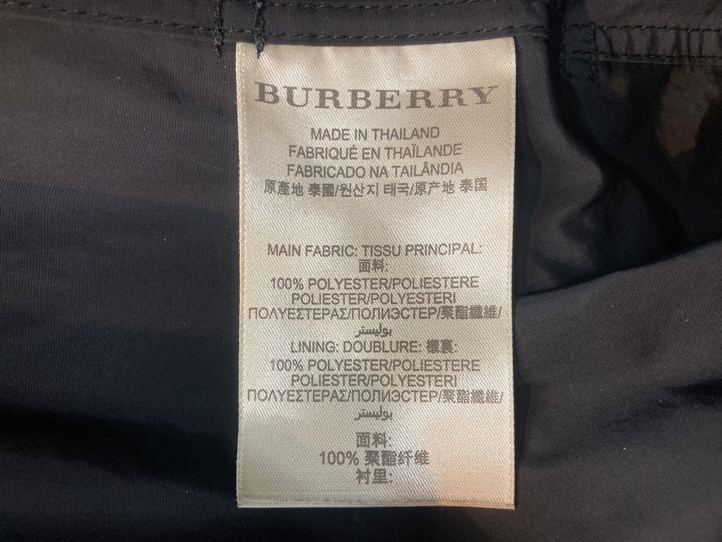 BURBERRY BRIT Trench Coat Black Size 4