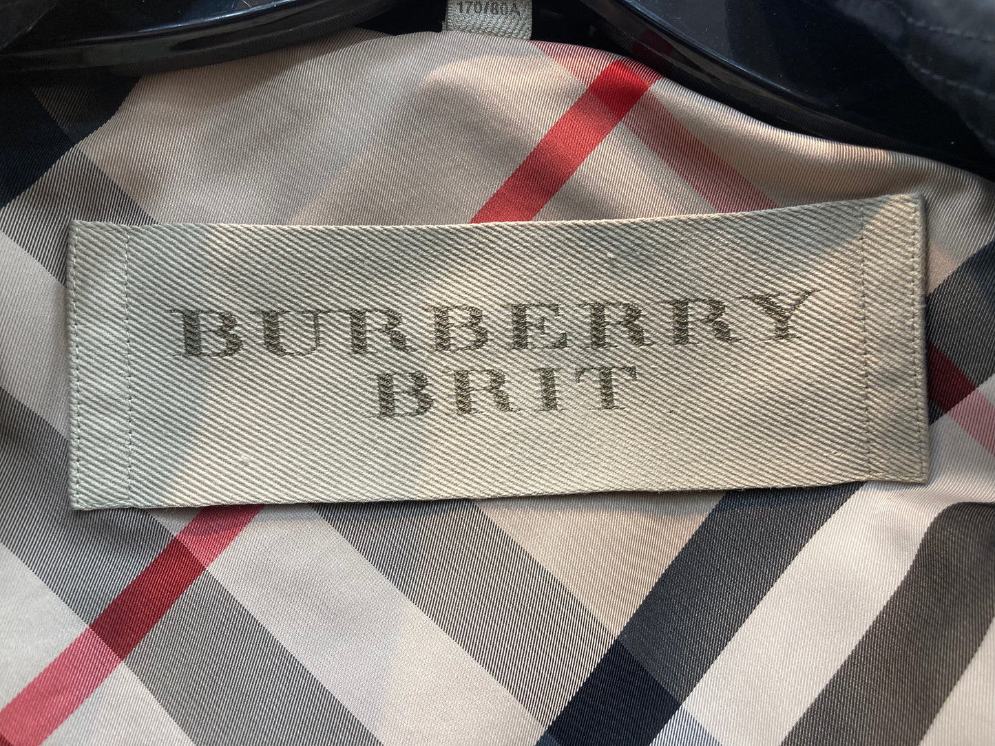 BURBERRY BRIT Trench Coat Black Size 4