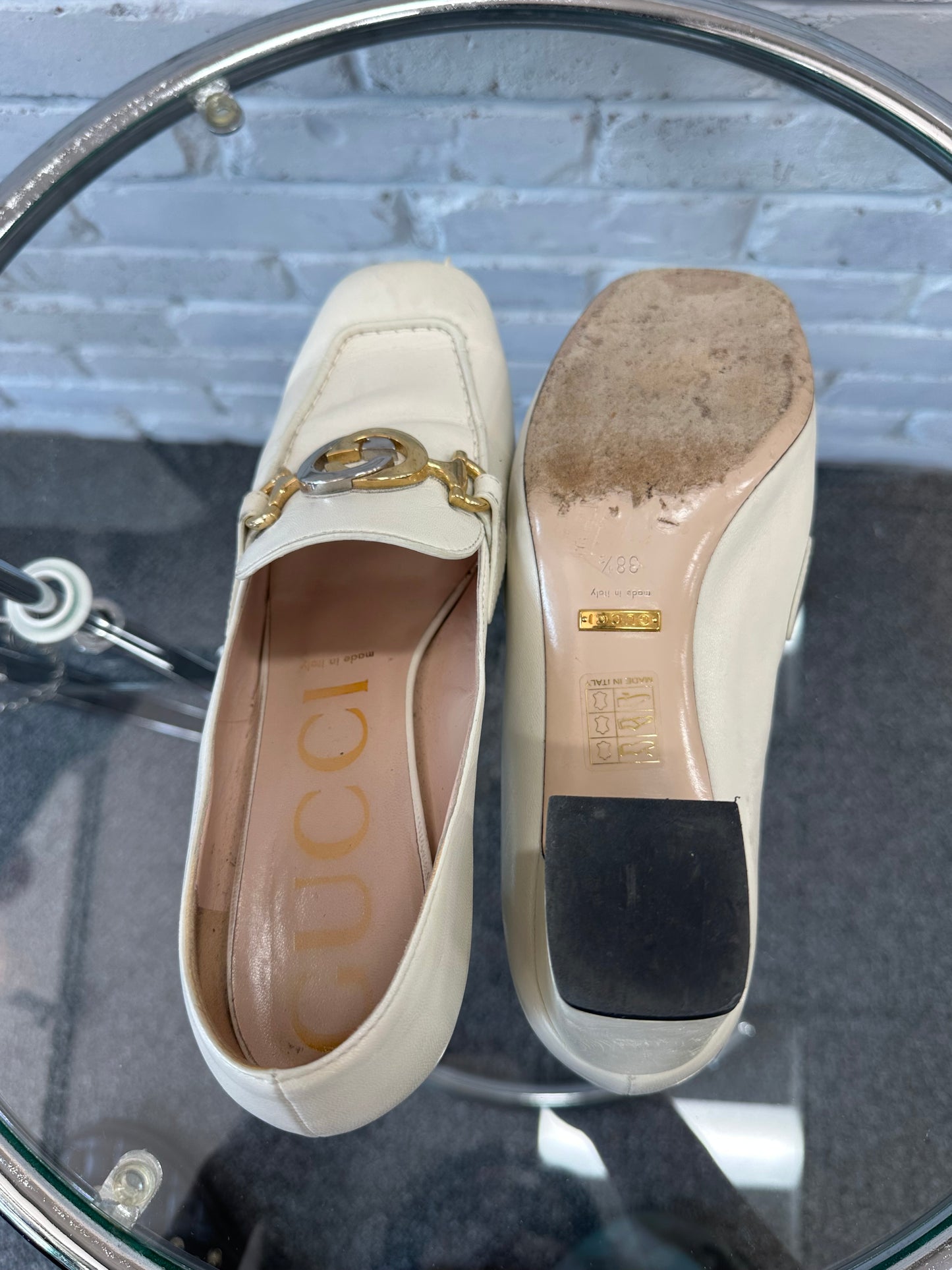 Gucci loafer Heel