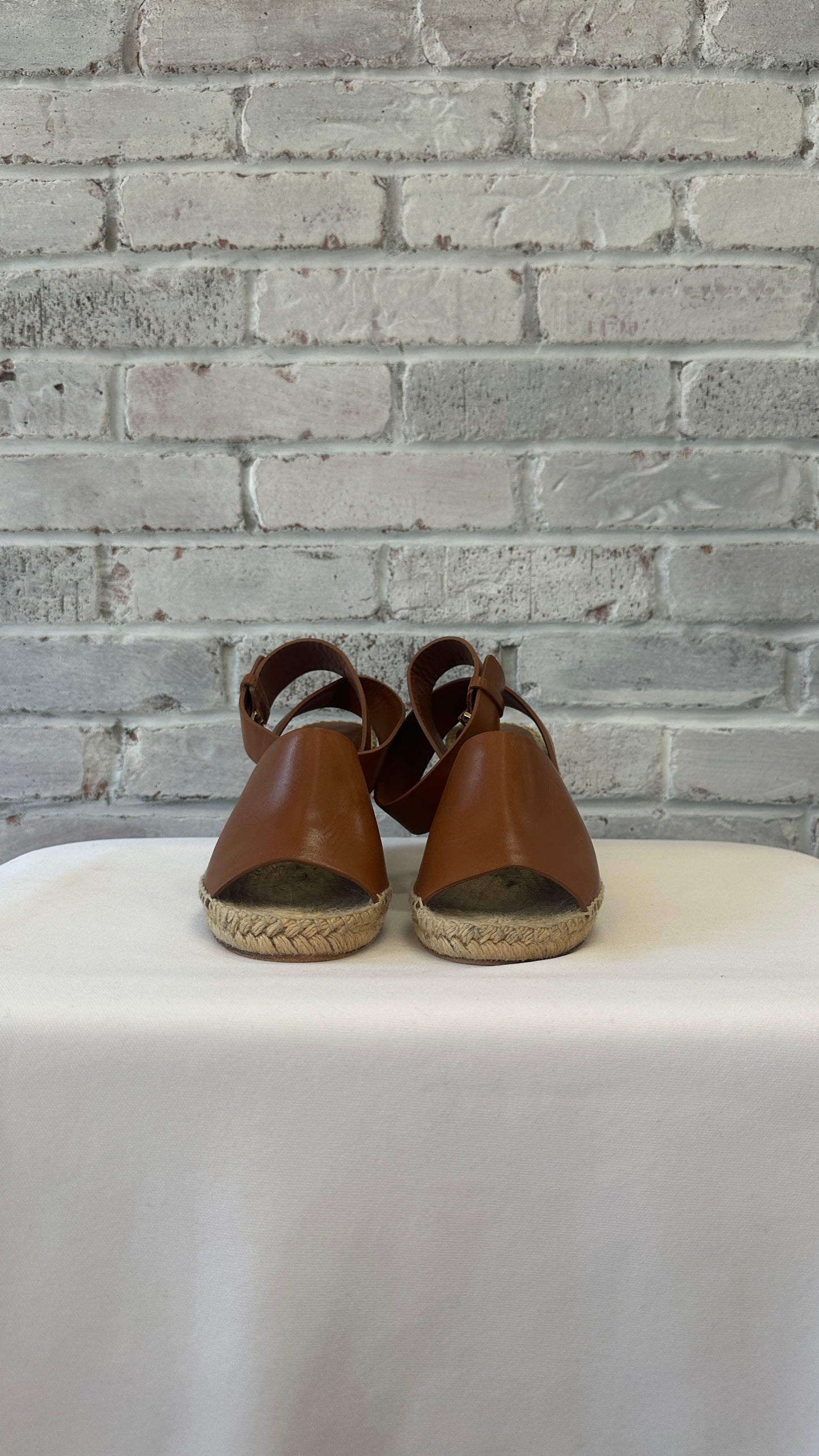 Celine Espadrille Wedge Sandal