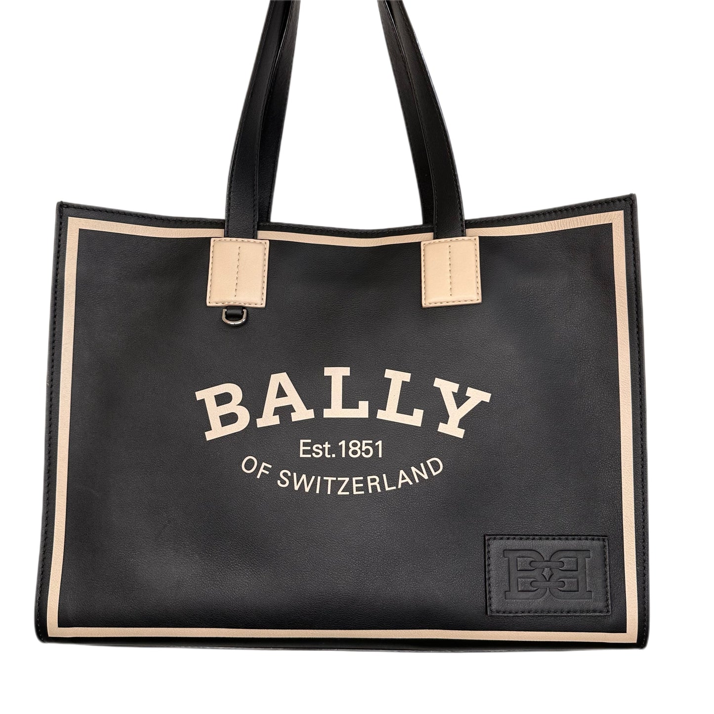 BALLY Leather Shopper Tote Black