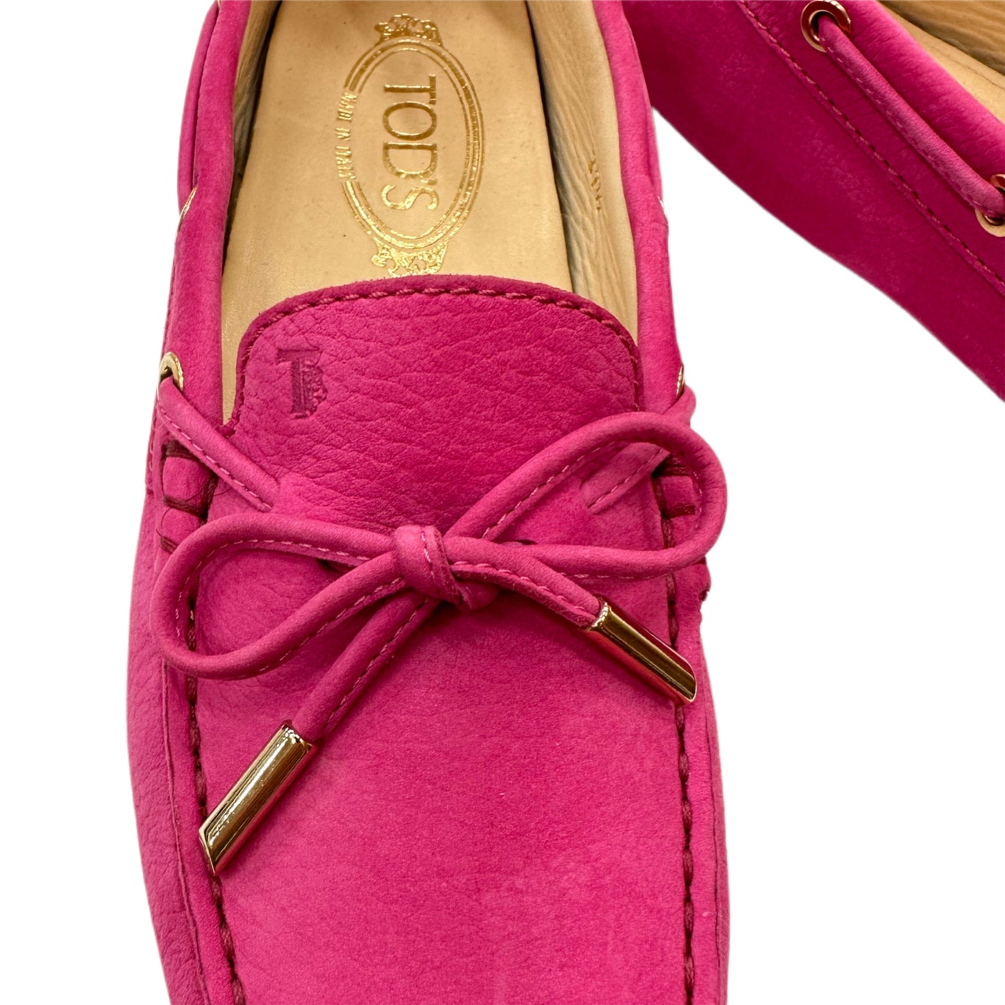 TODS Pink Driving Moc Size 37.5