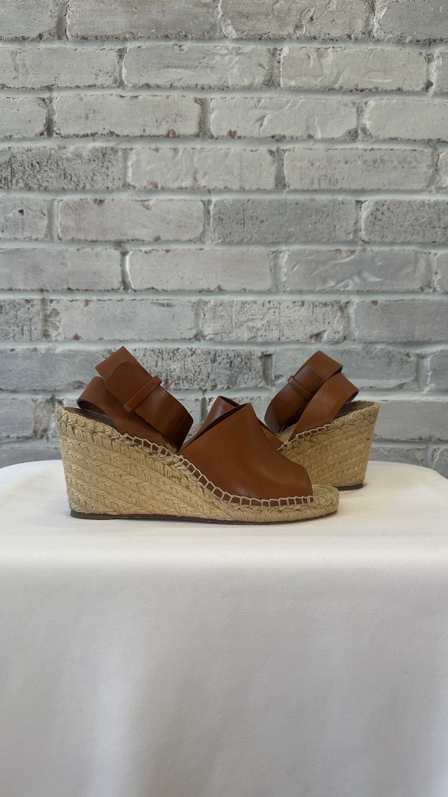 Celine Espadrille Wedge Sandal